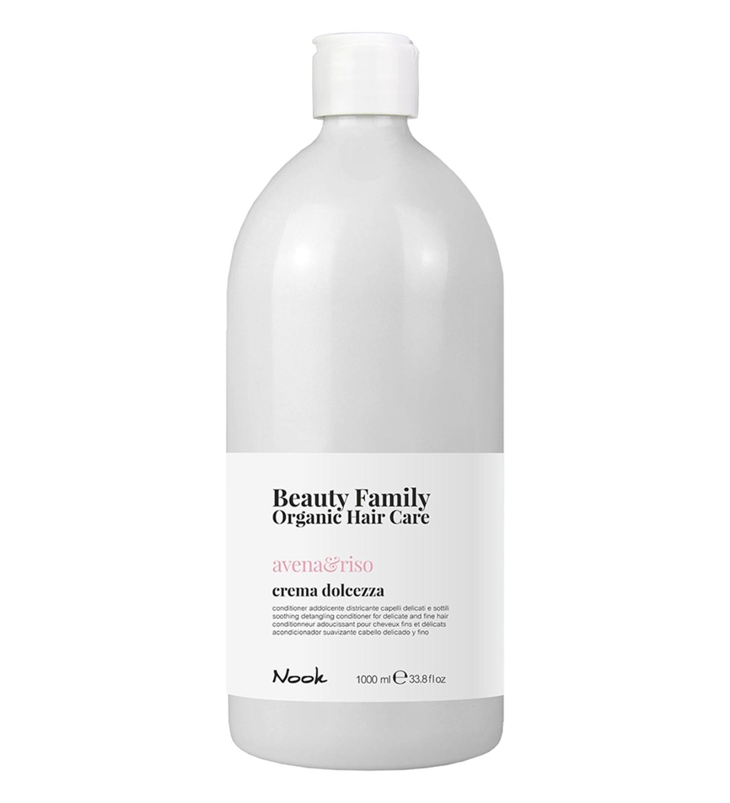 Nook Cream for Fine and Sensitive Hair 1000 ml (Vegan) Beauty Family
