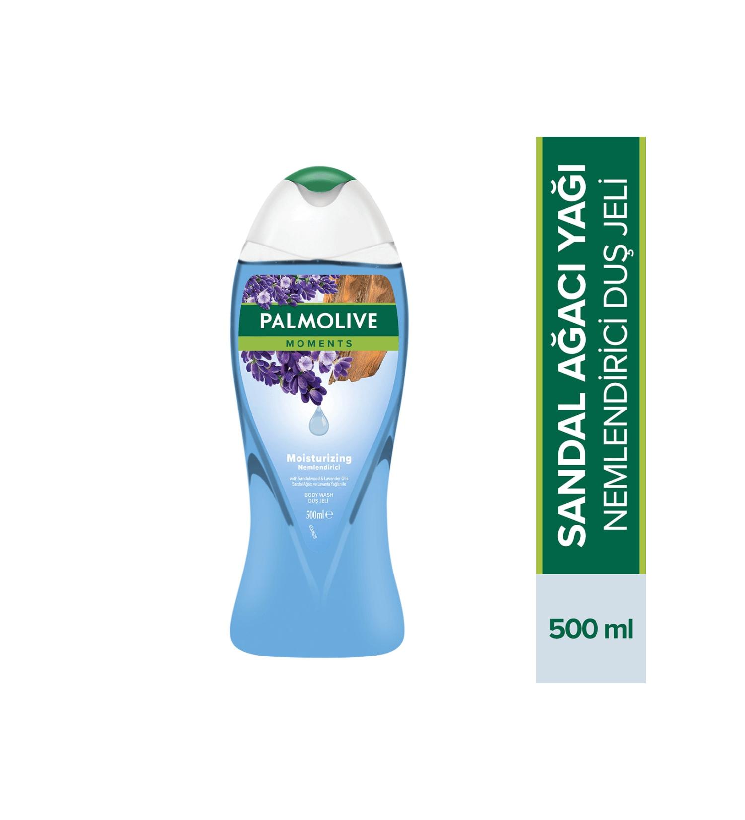 Palmolive Moments Moisturizing Bath and Shower Gel with Sandalwood and Lavender Oils 500 Ml