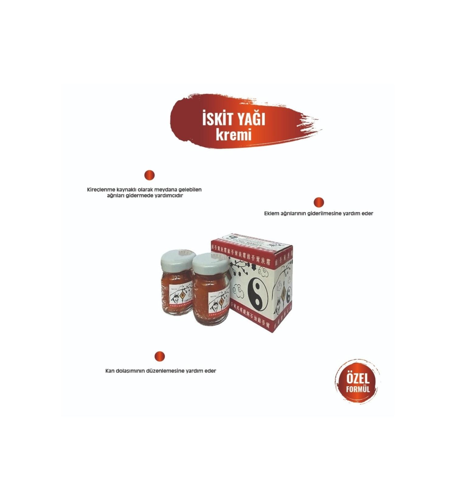 Nurs Iskit Cream (Painkiller) 2 Piece Set Iskit Oil Massage Cream