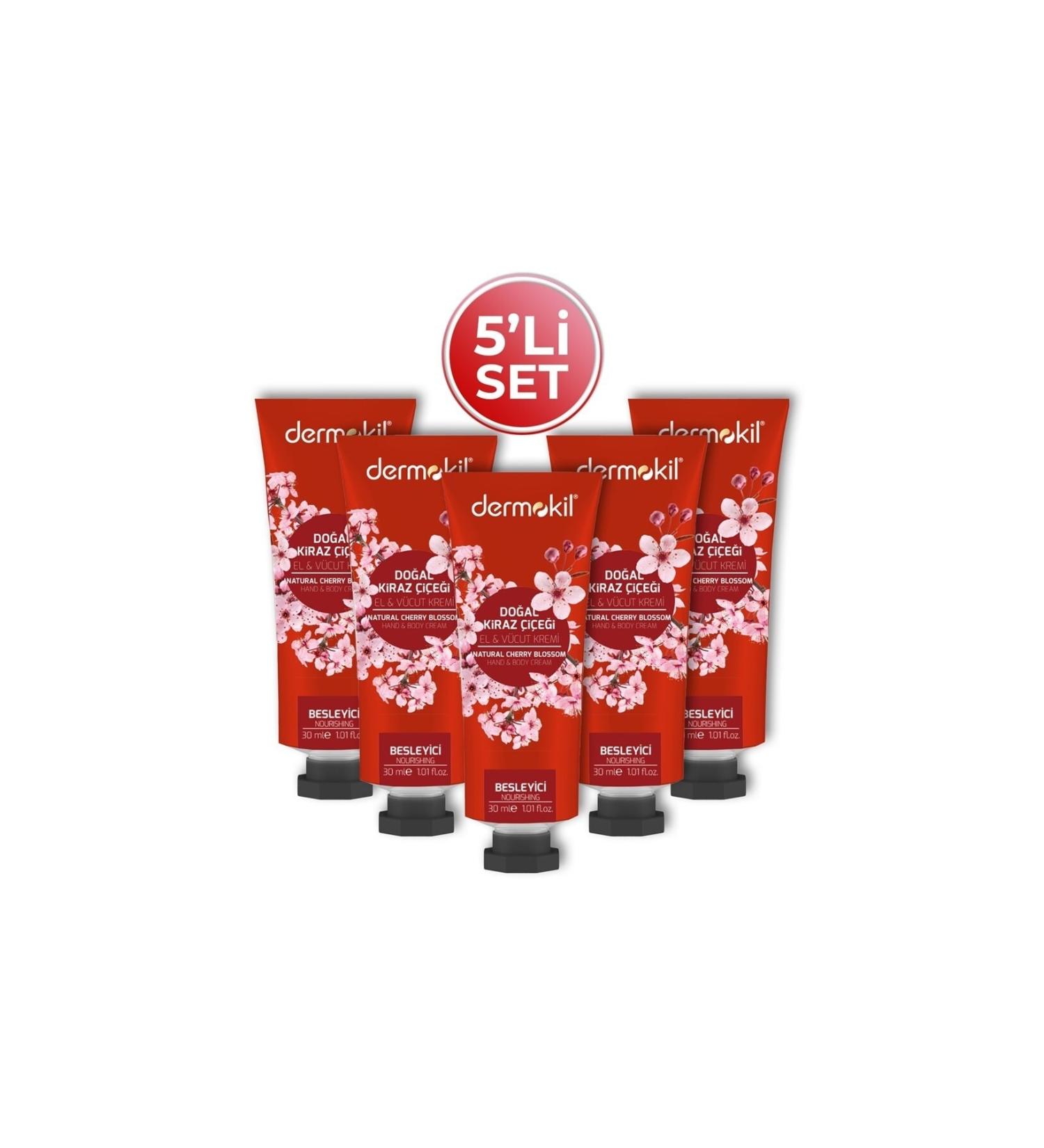Dermokil Natural Cherry Blossom 30 ml Set of 5