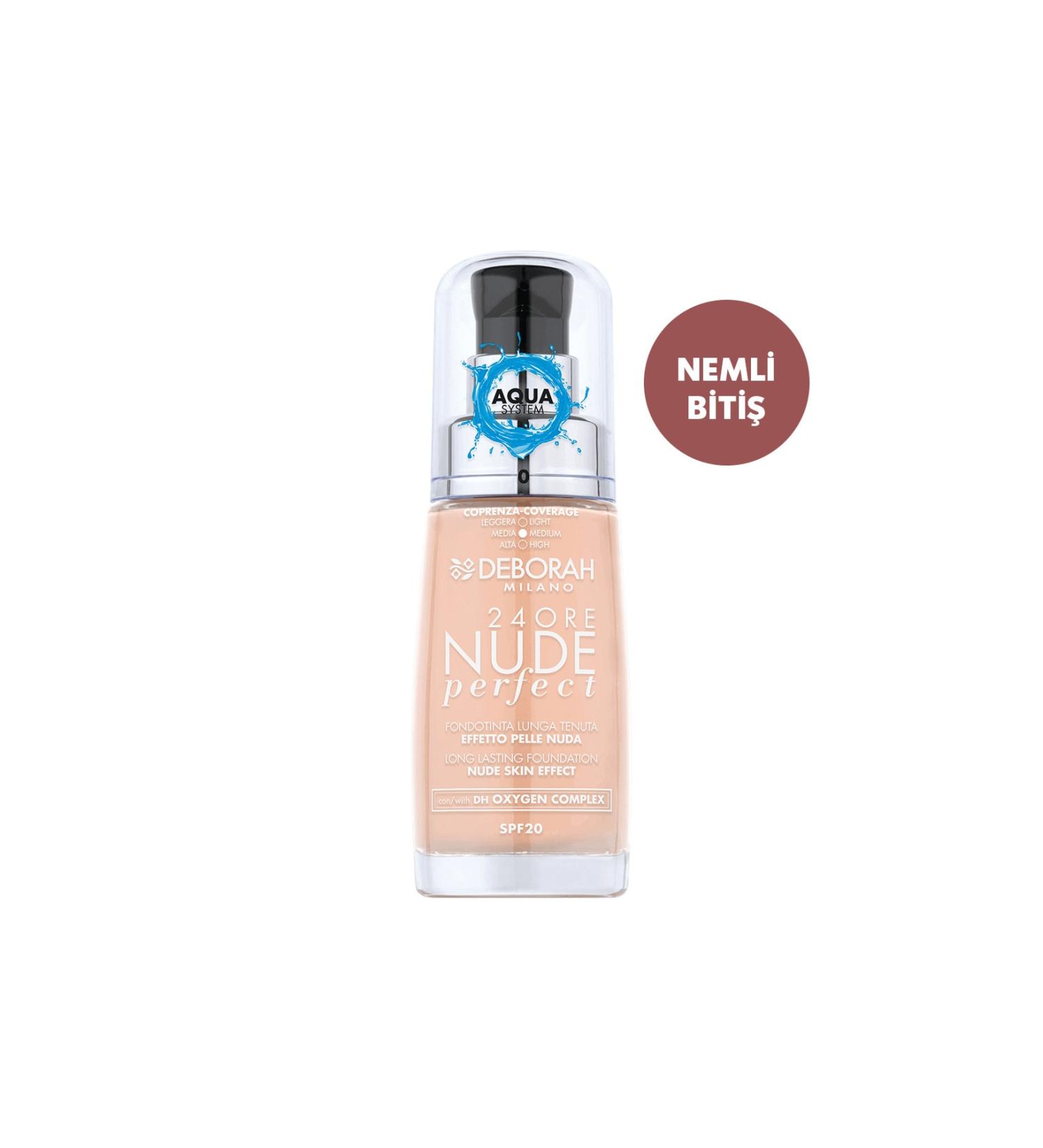 Deborah Milano 24ore Perfect Nude Foundation No: 0 Fair Rose