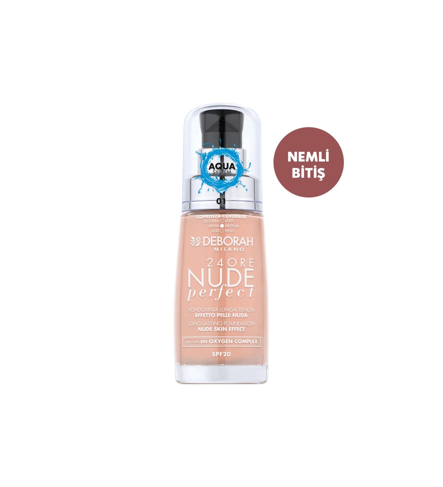 Deborah Milano 24ore Perfect Nude Foundation No: 01 Fair