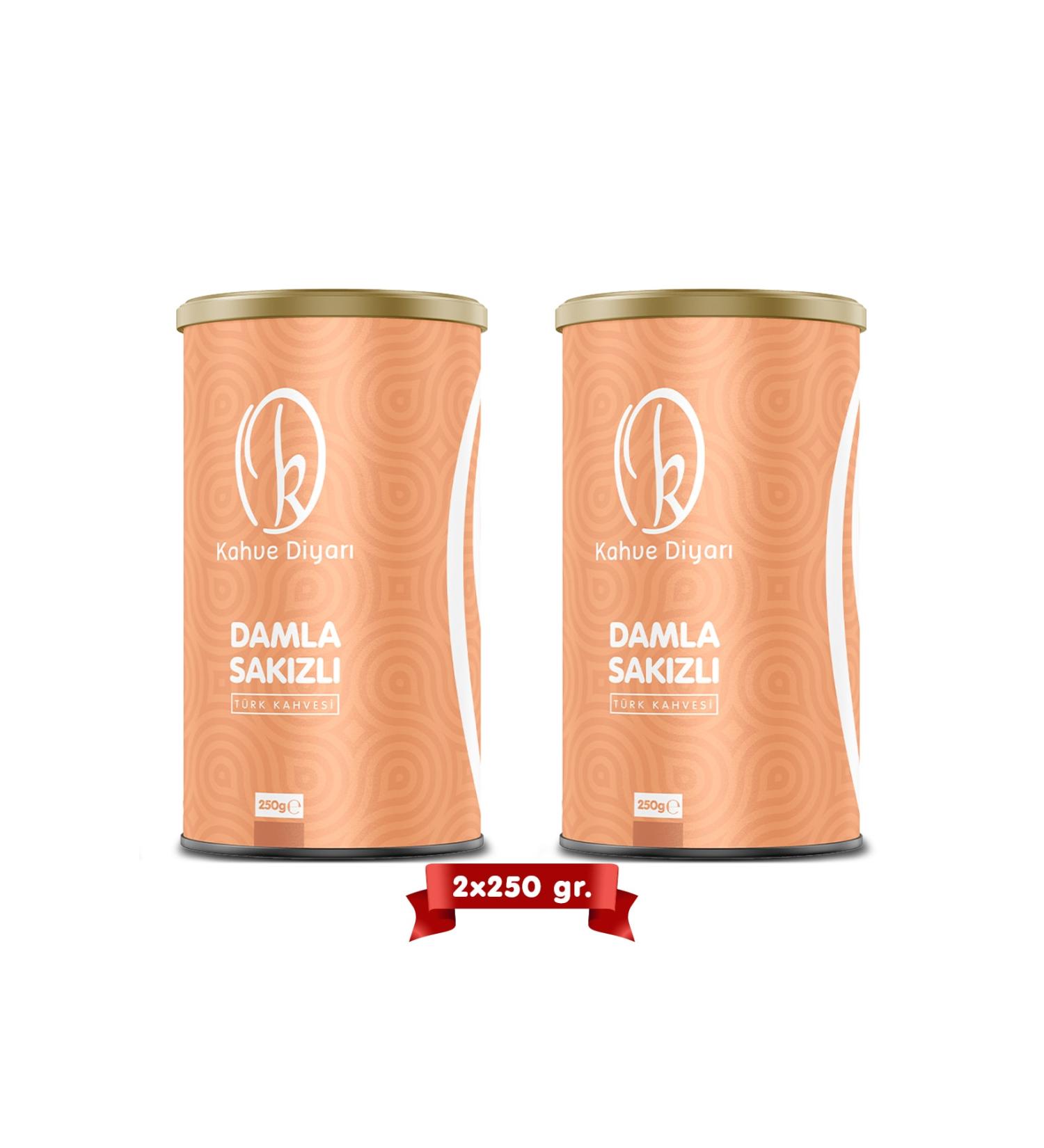 Kahve Diyar Mastic Turkish Coffee 250 Gr X 2 Pieces