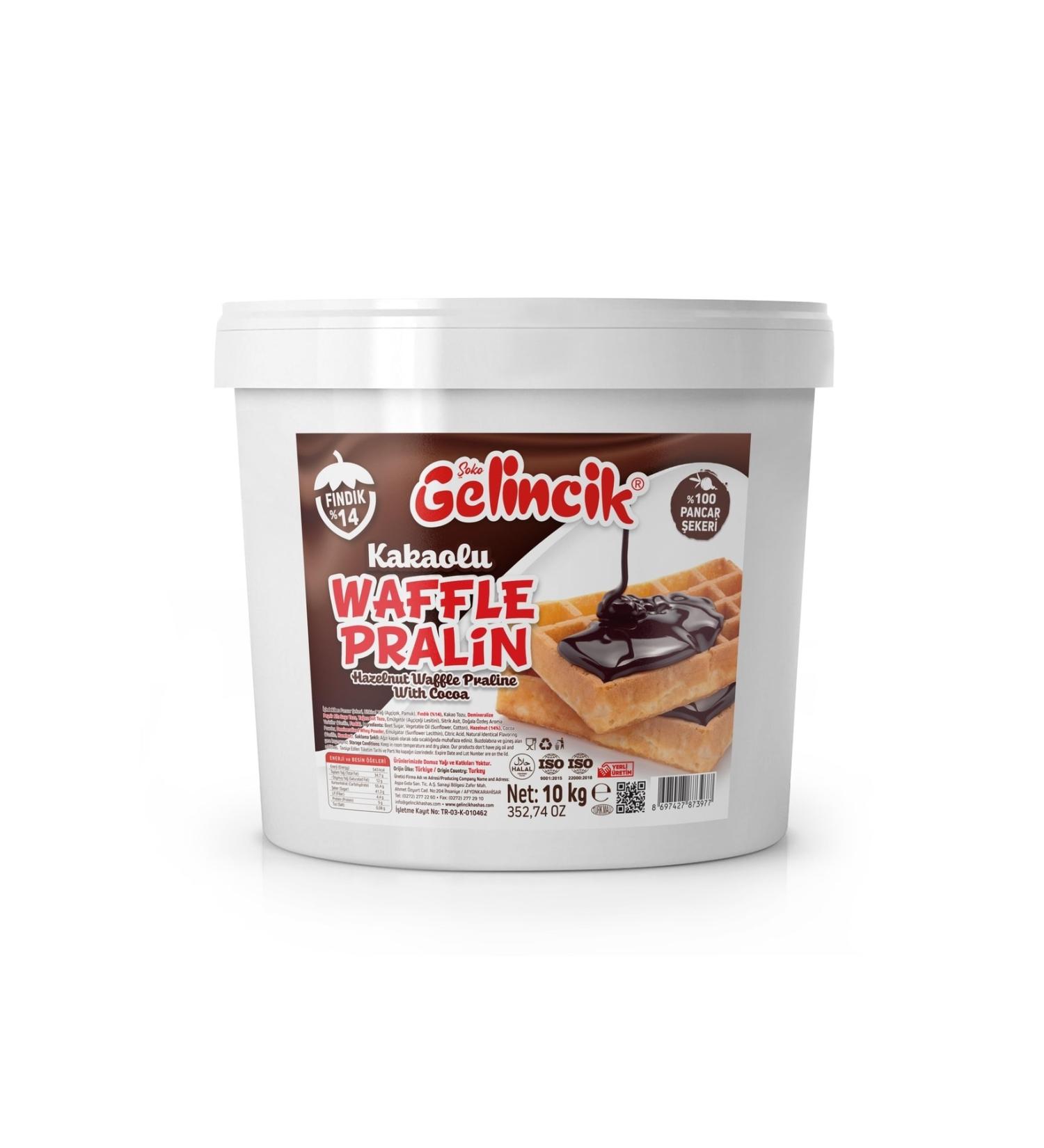 Gelincik Natural Additive-Free 10kg Special Production Praline Waffle