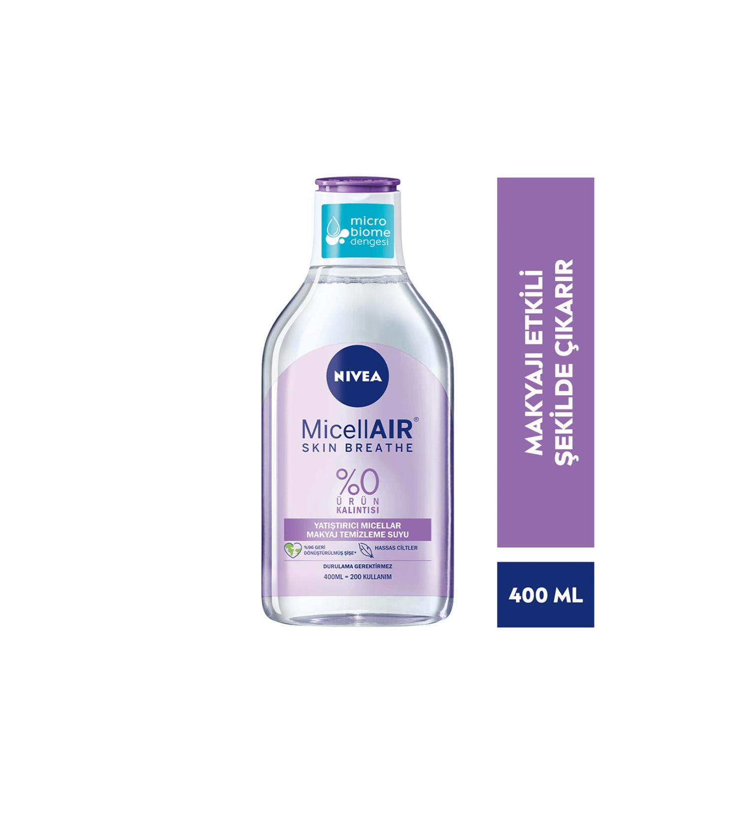 NIVEA Micellar Make-Up Remover Water Sensitive Skin 400 Ml - Buy Online on GoSupps.com