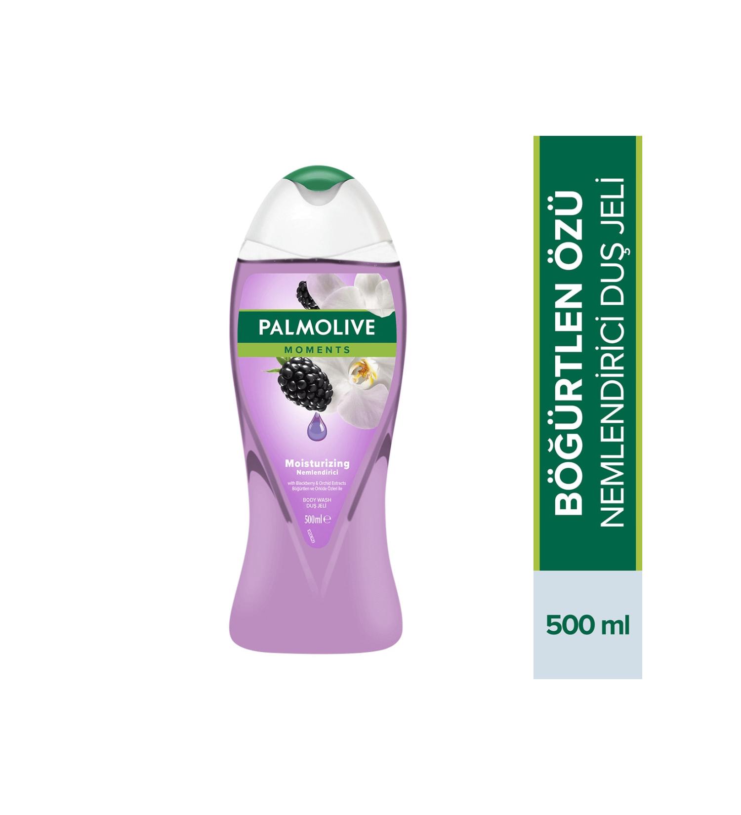 Palmolive Moments Moisturizing Bath and Shower Gel with Blackberry and Orchid Extracts 500 Ml