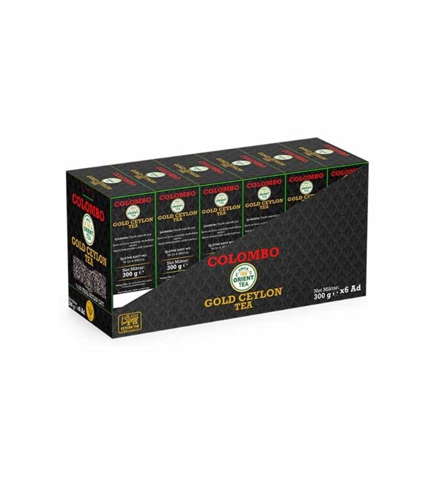 Colombo Ceylon Leaf Tea 300 gr X 6 Pieces