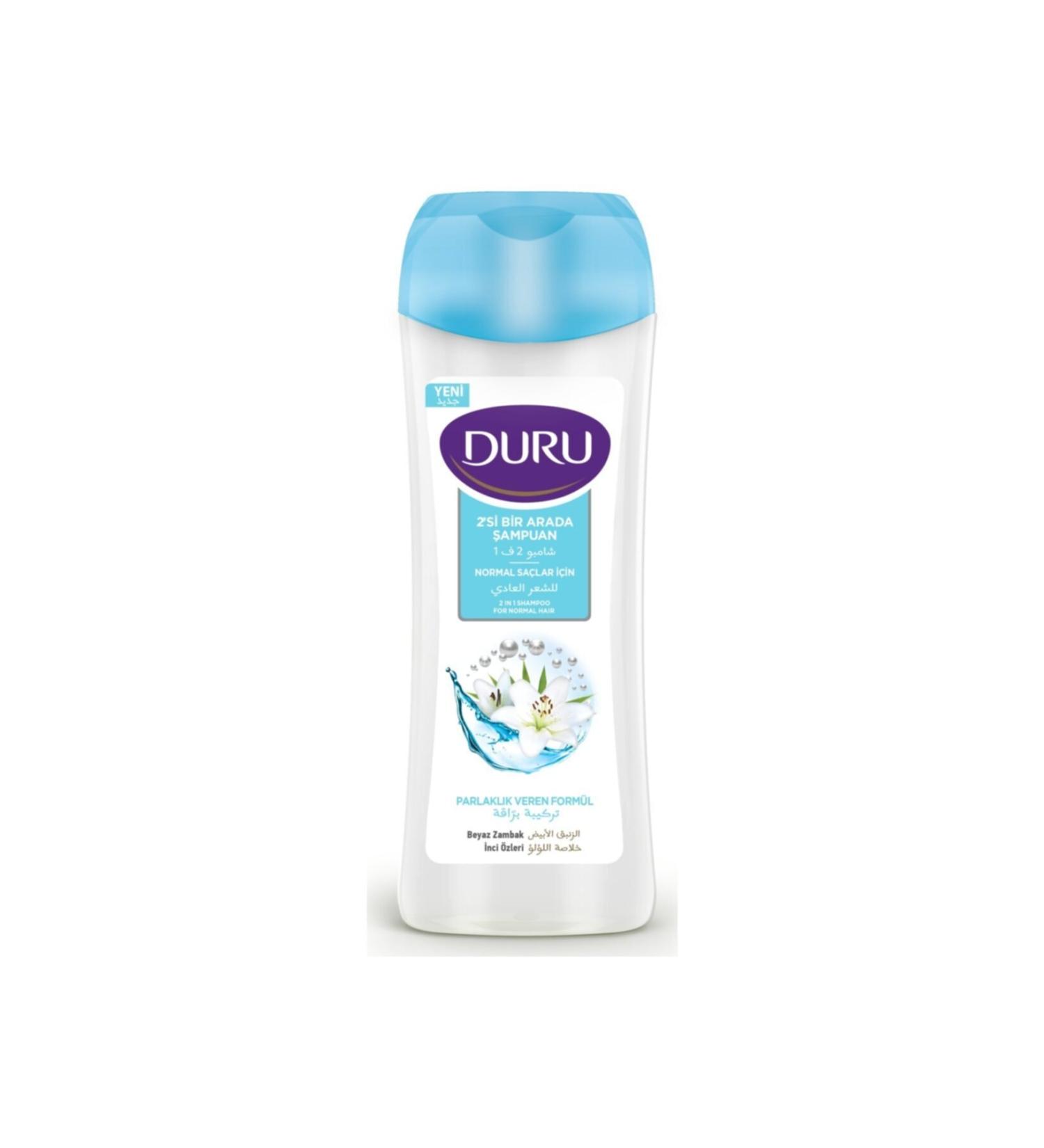 Duru 2 in 1 Shampoo Normal Hair 600 ml - Buy Online on GoSupps.com