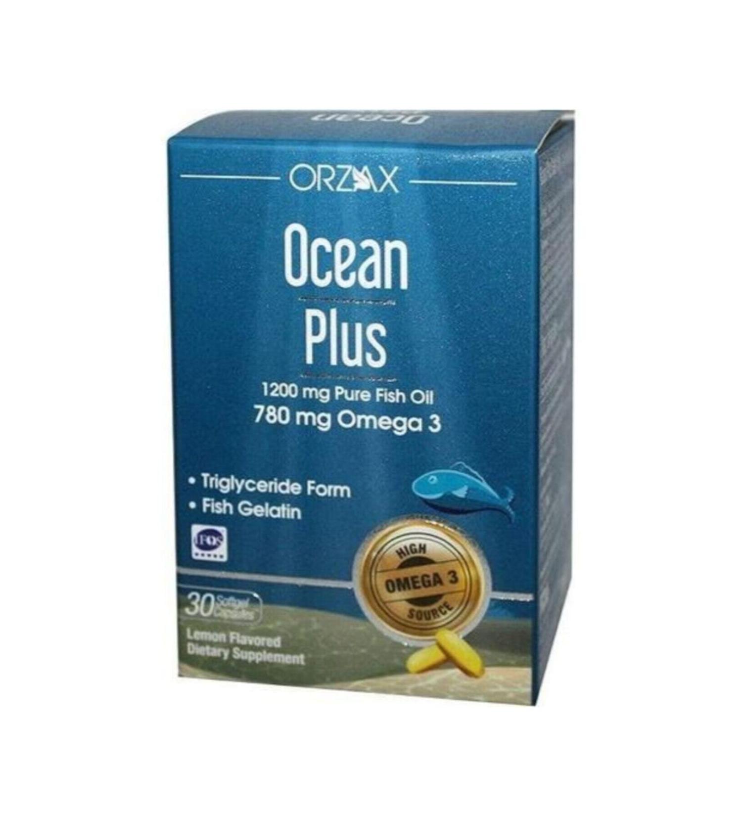 Ocean Ocean Plus Omega 3 1200 Mg 30 Capsules