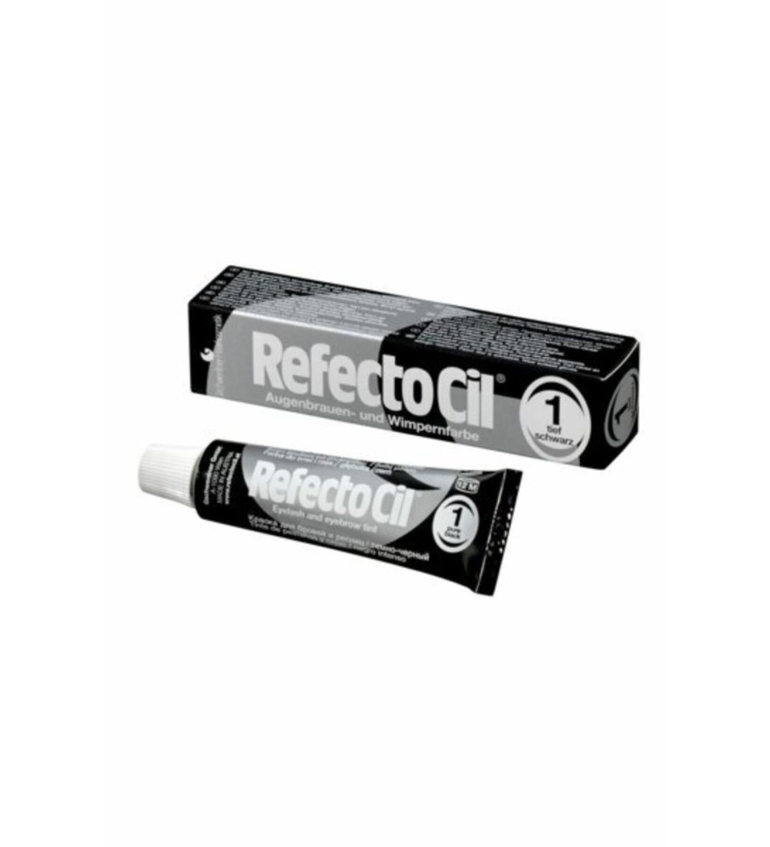 Refectocil Eyebrow and Eyelash Dye 1.0 Black 15 ml
