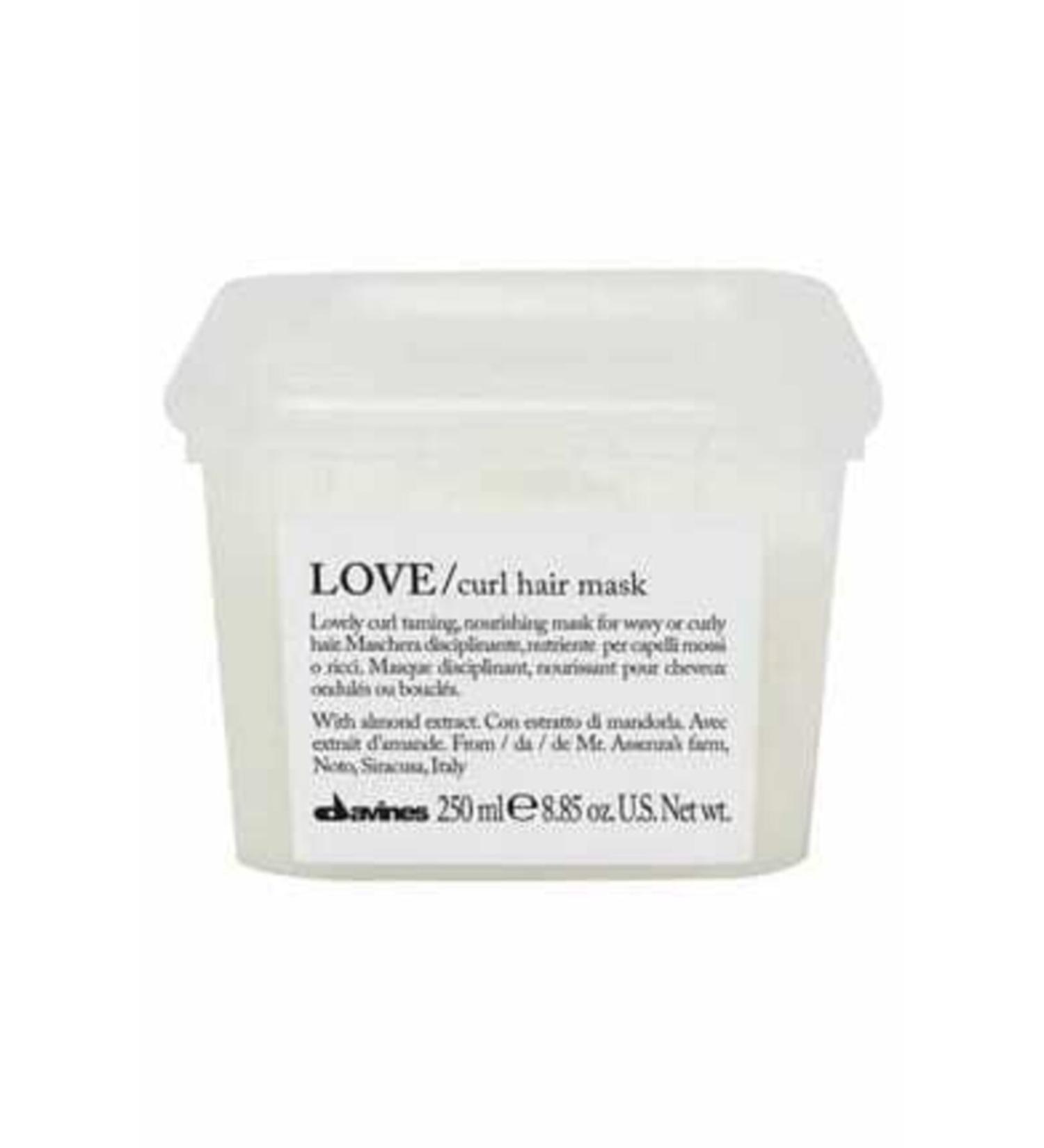 Davines Love Curl Hair Curl Defining Mask 250 Ml