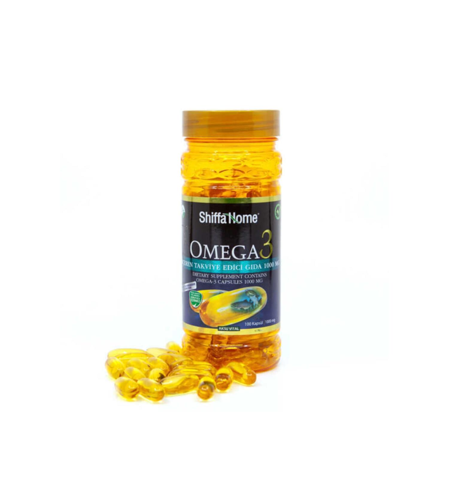 Shiffa Home Omega-3 1000 mg 100 Capsules