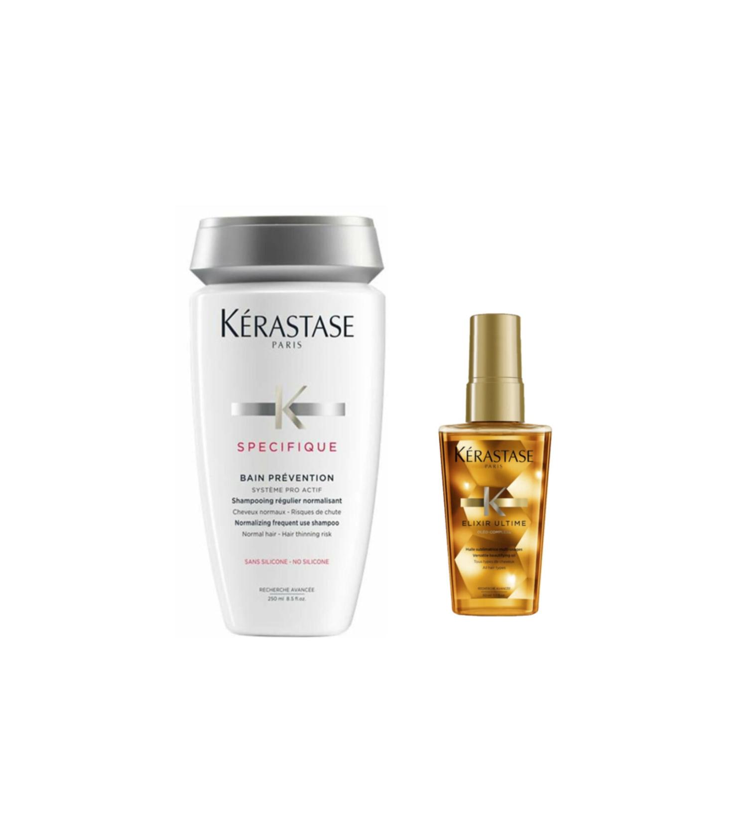 Kerastase Specifique Bain Prevention Shampoo 250 ml and Elixir Care Oil 50 ml