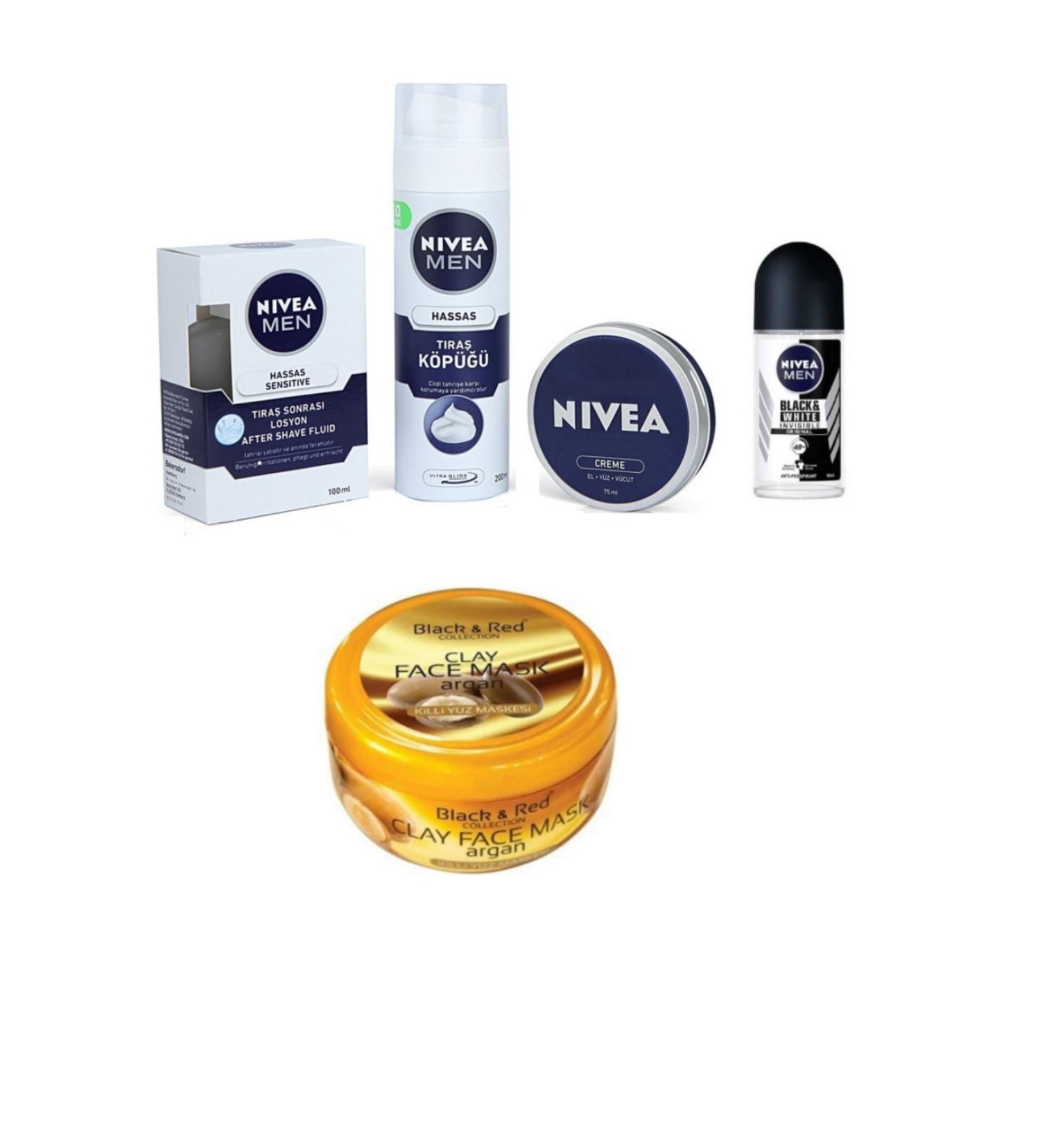 NIVEA Personal Care Products And Clay Face Mask