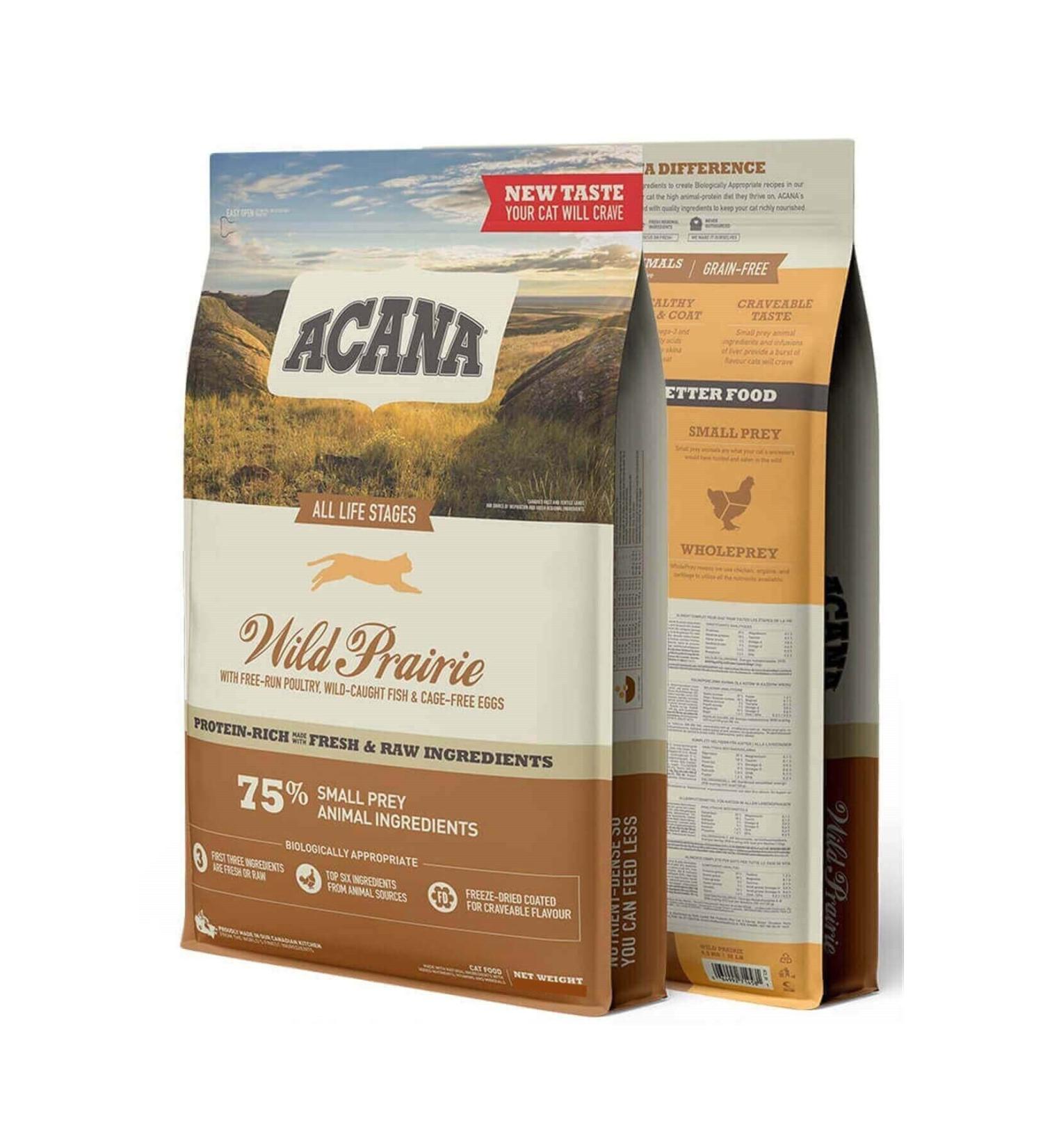 Acana Wild Prairie Grain-Free Cat Food with Chicken and Lake Fish 1.8 Kg