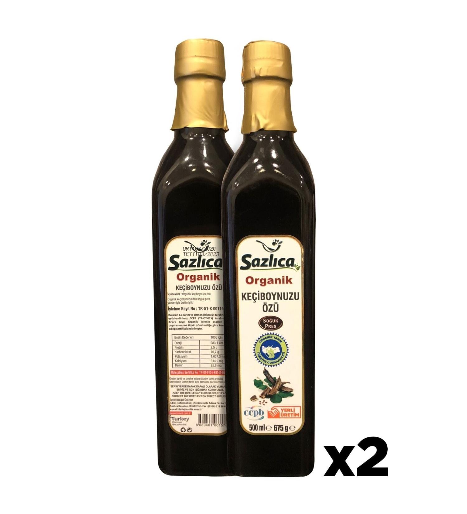 Sazlica Sazlica Organic Carob Extract 500ml x2