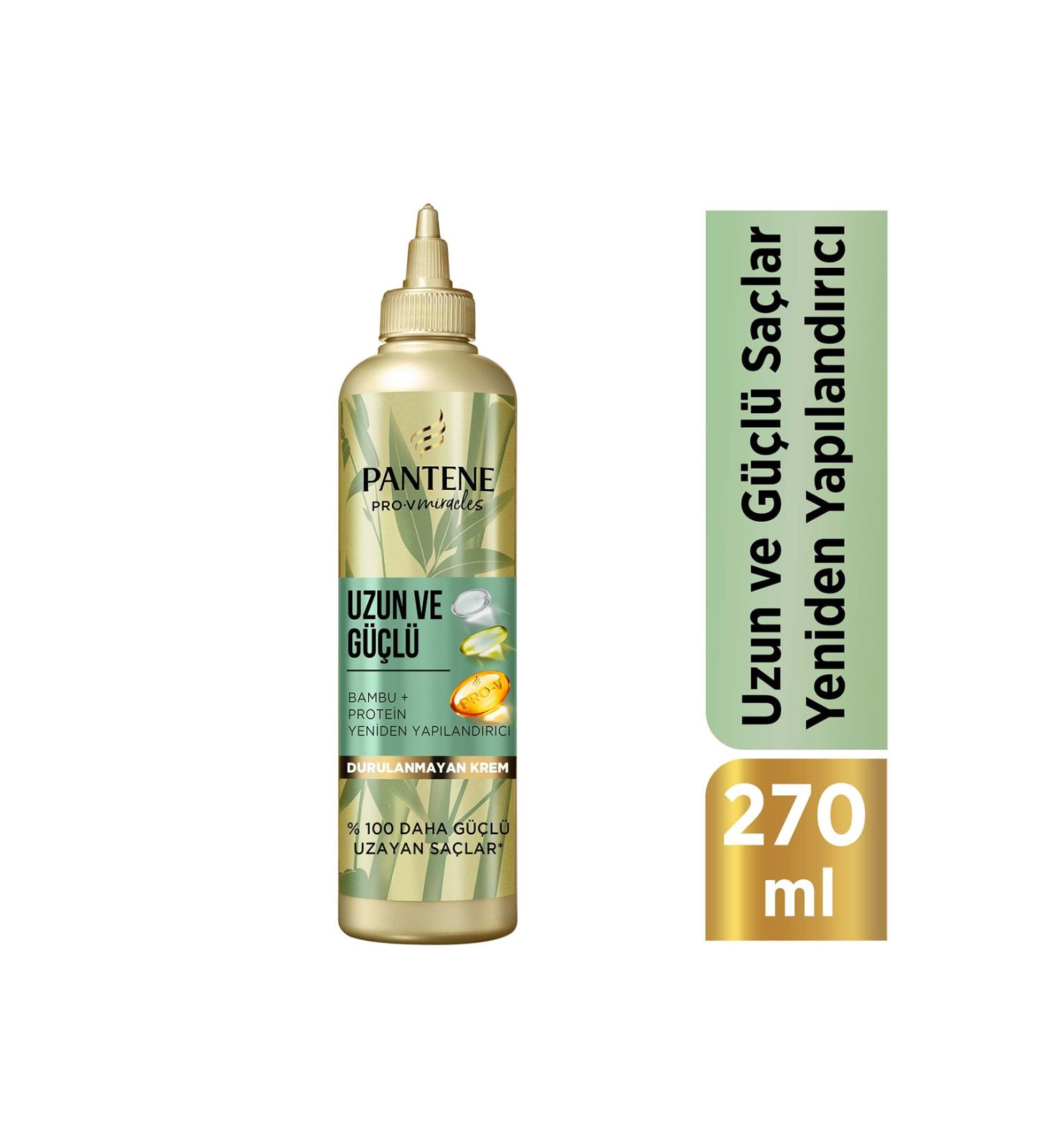 Pantene Long & Strong Styling Cream Bamboo & Protein 270ml - Buy Online on GoSupps.com