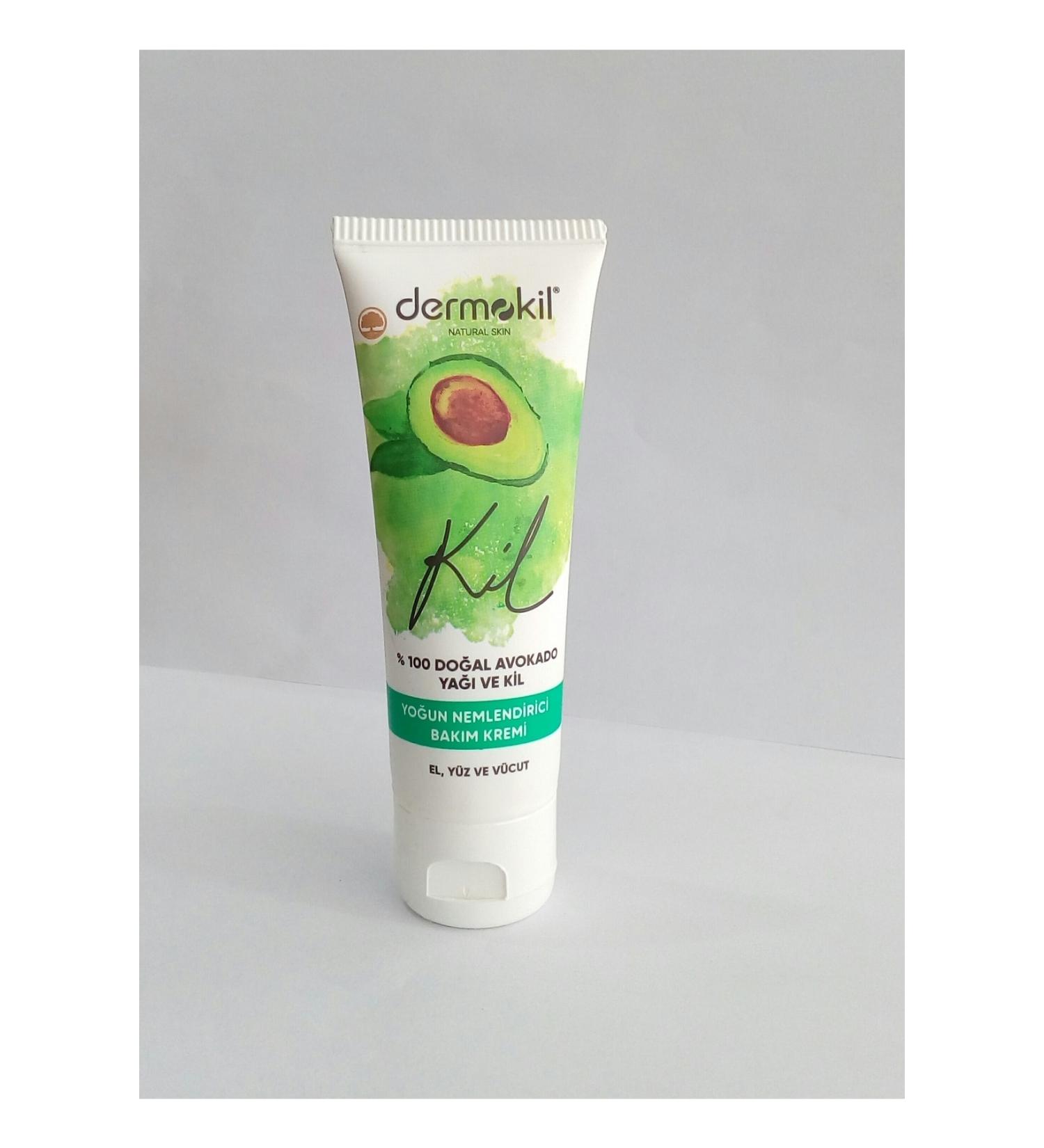DR Dermokil Avocado Oil and Clay Essence Hand Face Body Cream 75 ml