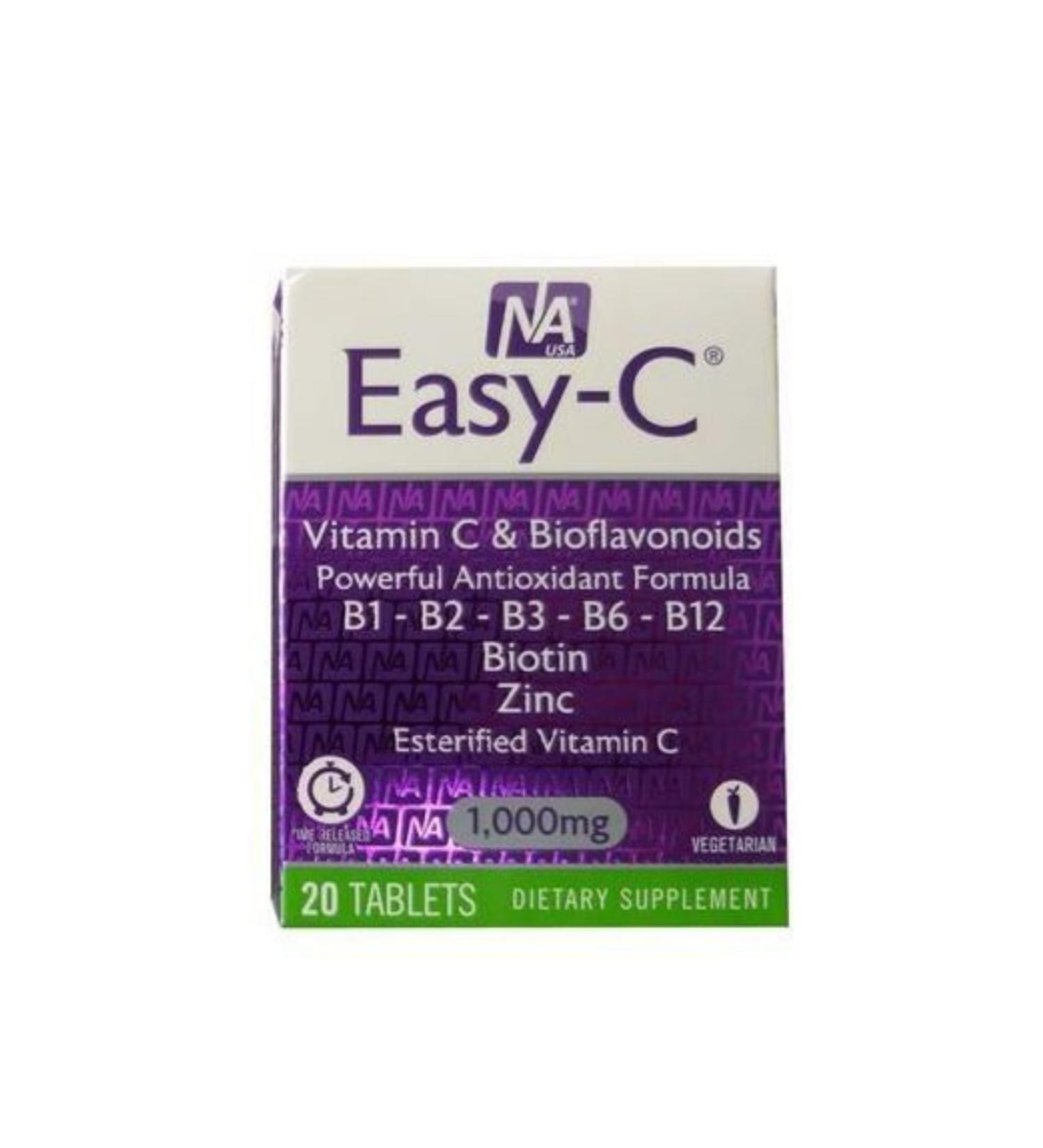 Natrol Easy-c 1000 mg 20 Tablets