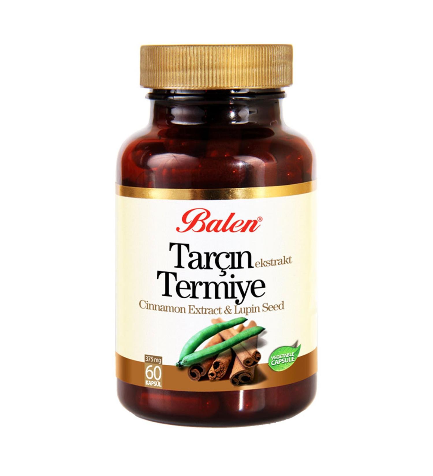 Balen Cinnamon- Termiye 375 mg 60 Capsules