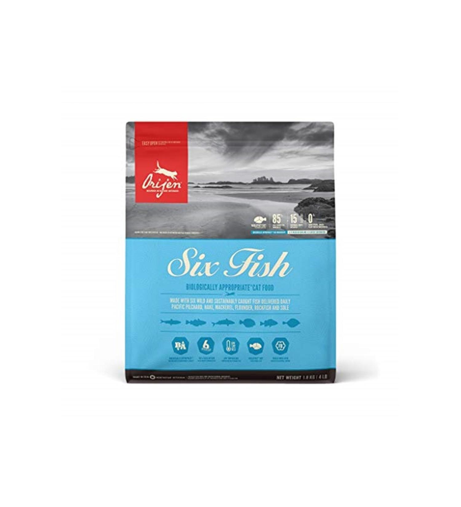 Orijen Six Fish Cat Food 1.8 Kg