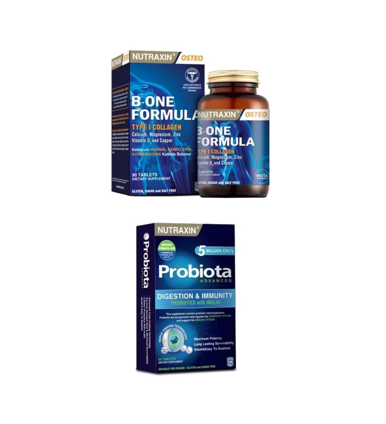Nutraxin B-one Formula 90 Tablets + Probiota 60 Tablets