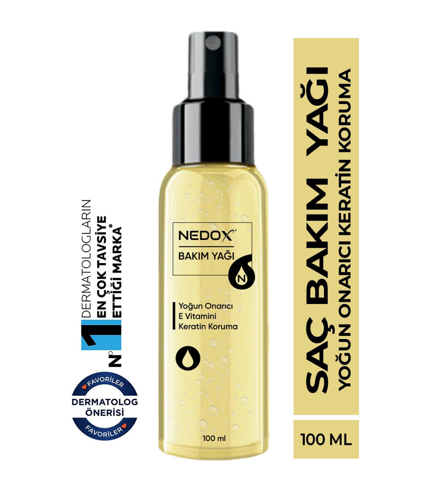 NEDOX Keratin Essence Repairing Vitamin E Hair Care Oil 100 ml - Buy Online on GoSupps.com
