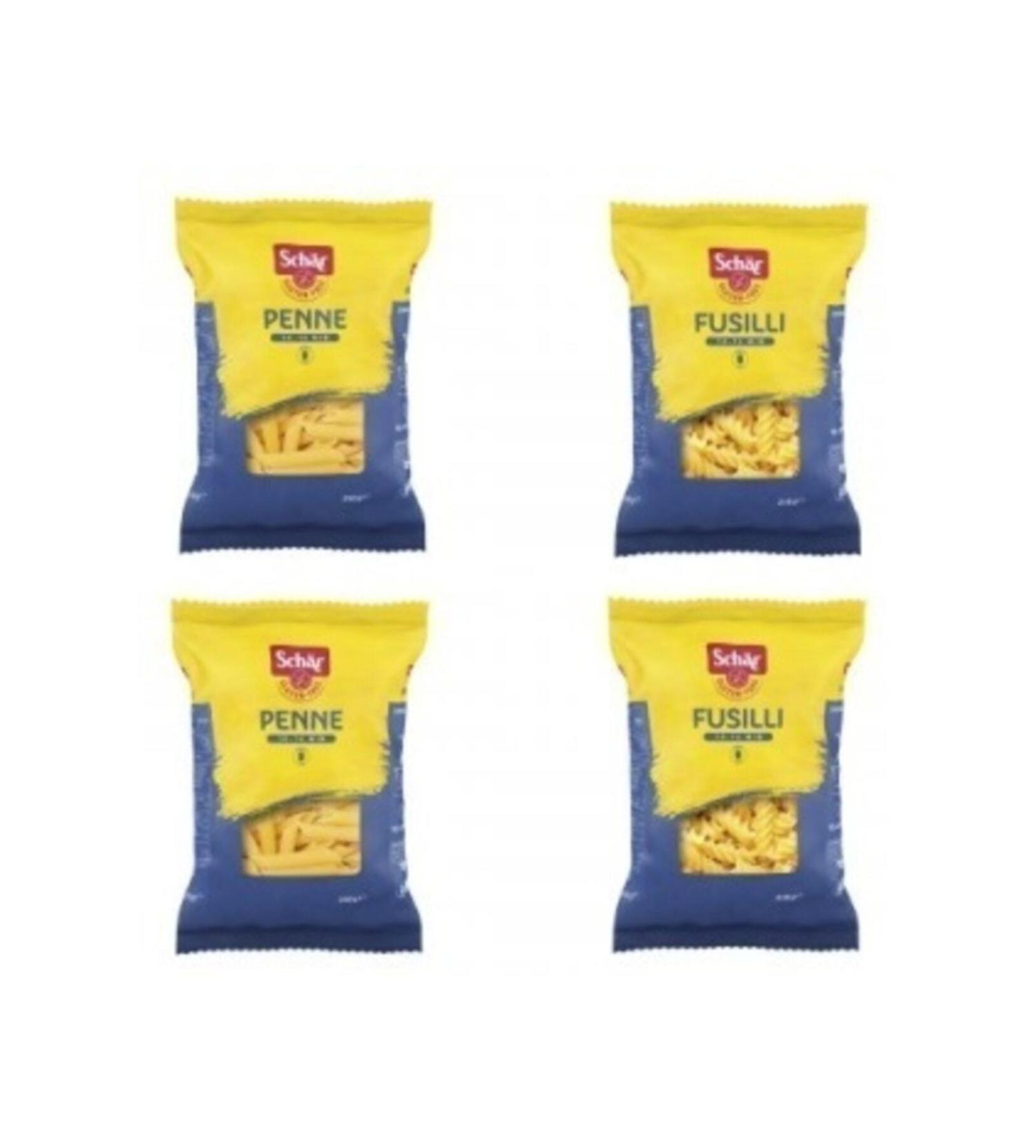 Schar Gluten Free Pasta Penne And Fusilli - Pen And Spiral Pasta - 4 Pack Iron Wholesale