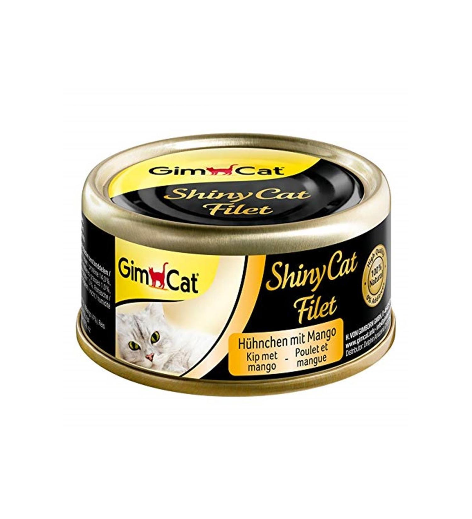 Gimcat Shinycat Fillet Cat Food - Chicken Mango 70gr