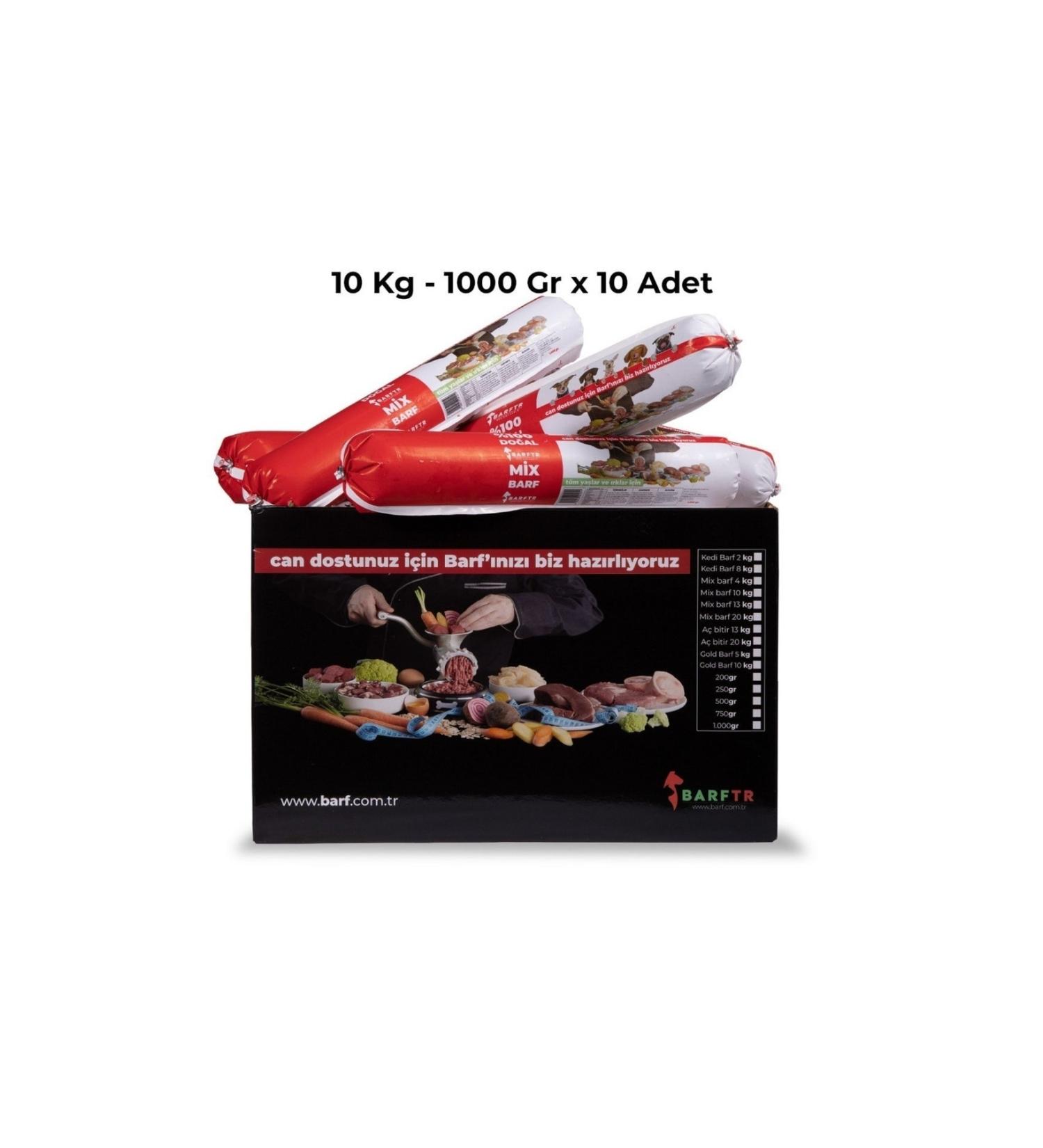 BARFTR Mix Barf 10 Kg Salami Package Dog Food 1000 Grams - Buy Online on GoSupps.com