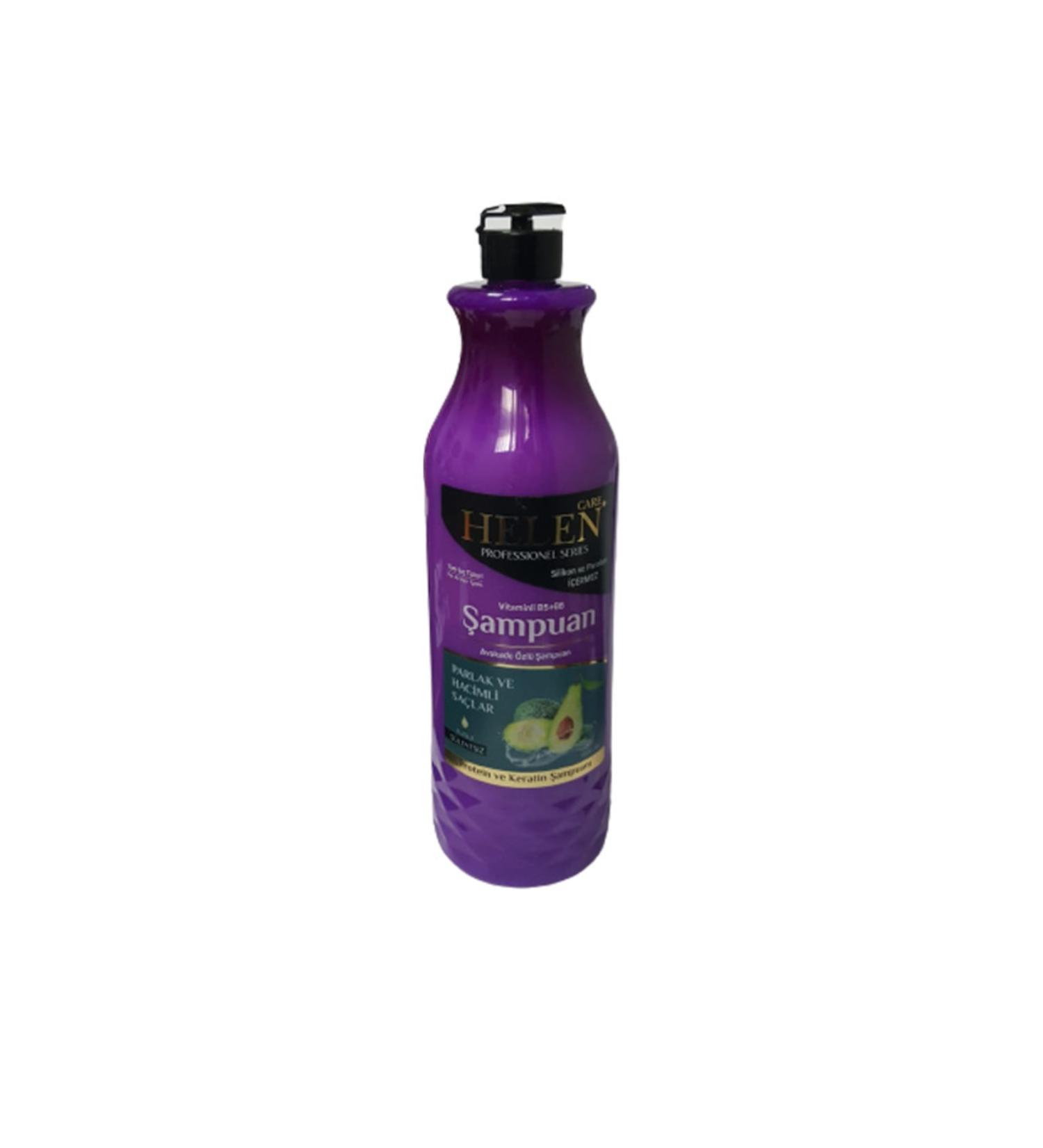 HELEN Avocado Extract B5+B6 Vitamin Protein and Keratin Shampoo 1000 ml