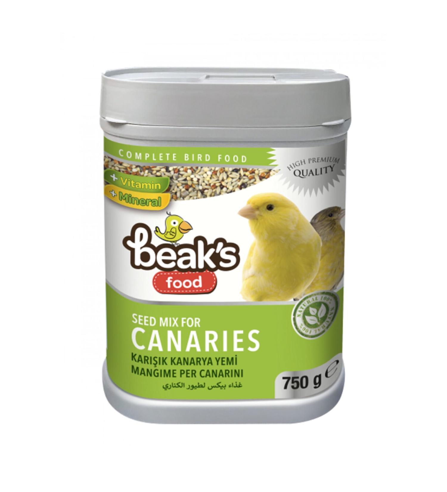 Beak's Mixed Canary Food 750 Gr