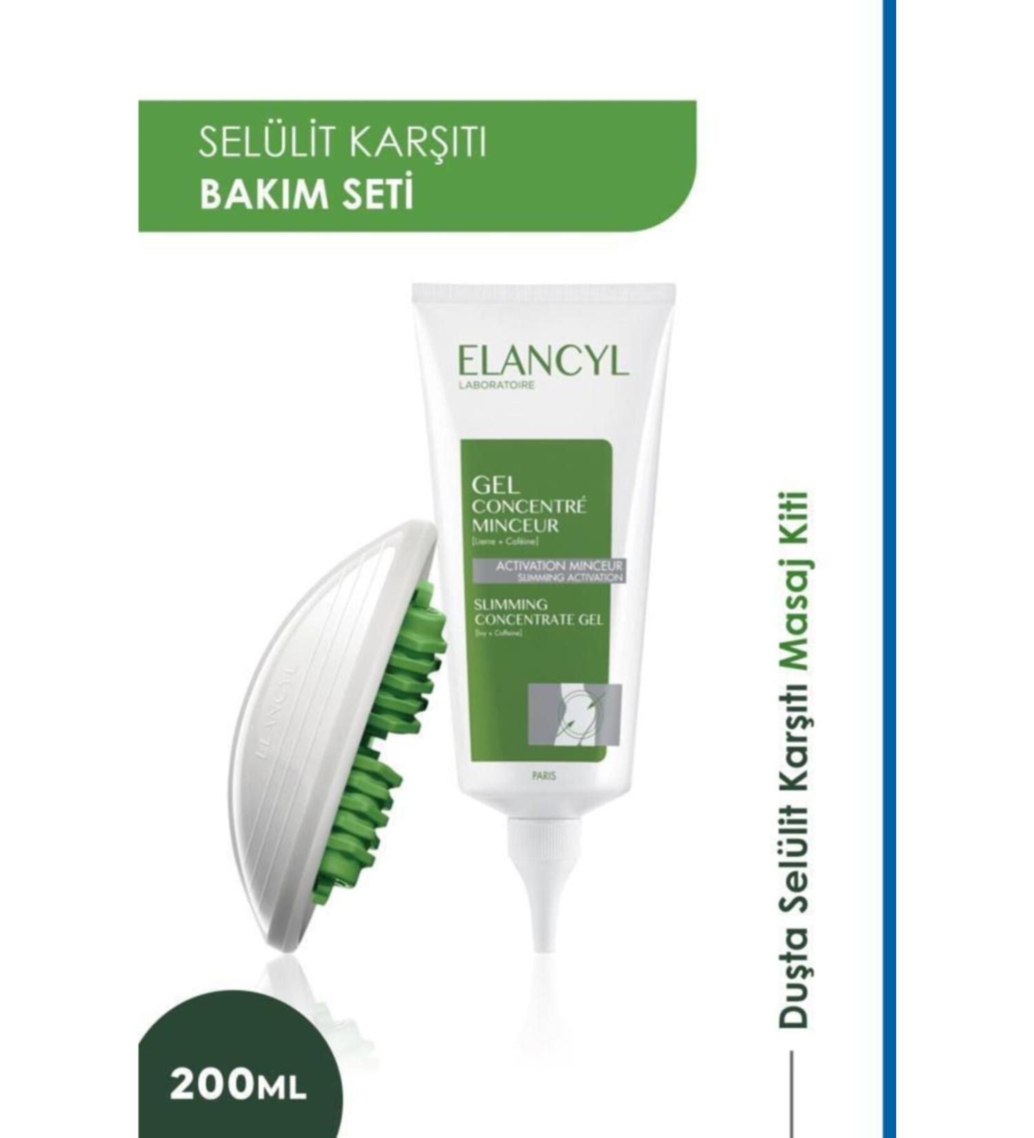 Elancyl Slimming Concentrate Gel Anti-Cellulite Active Massage Kit 200 ml