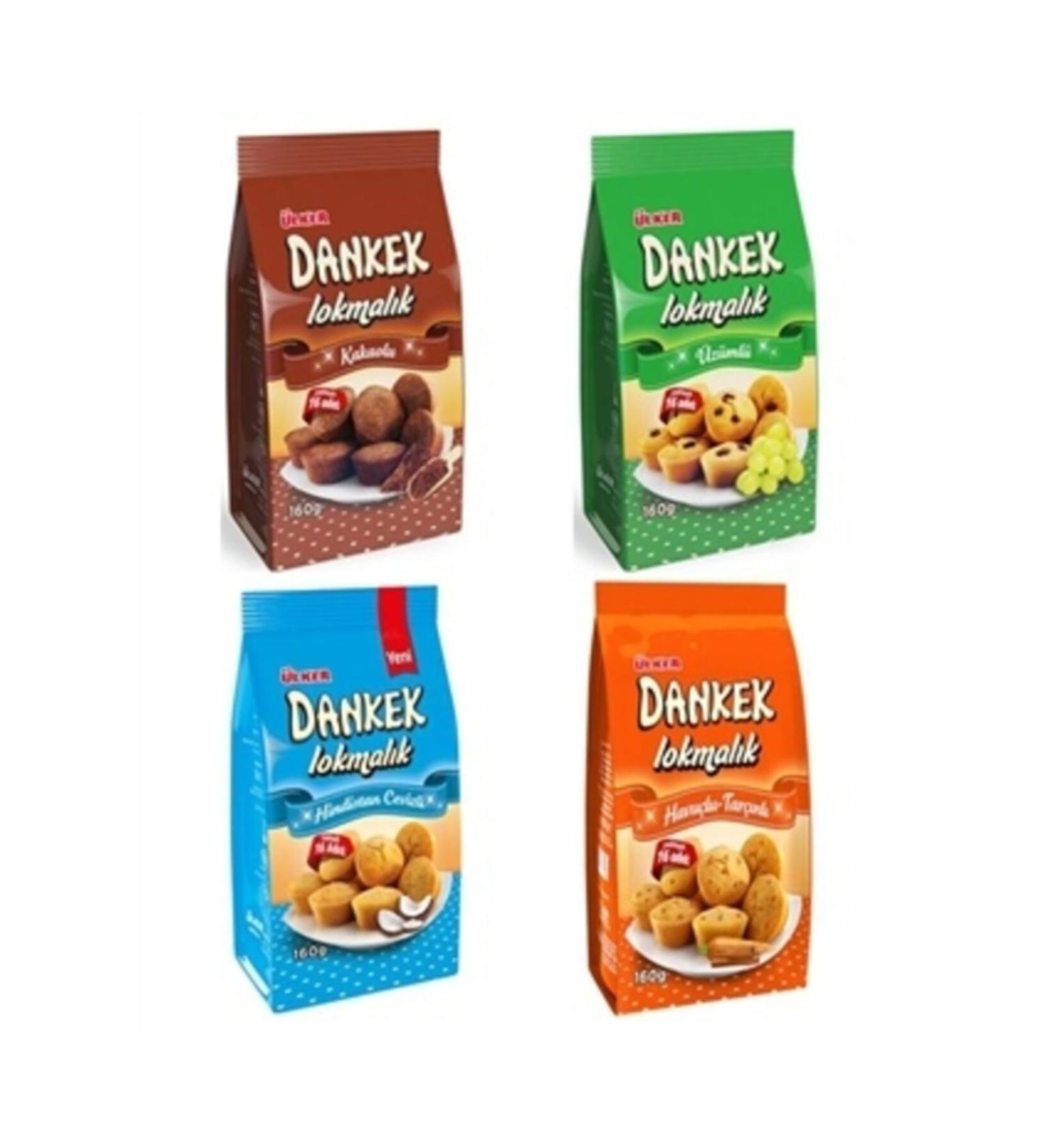 Ulker Dankek Mixed Bite Size 160gr * 4 Piece Package