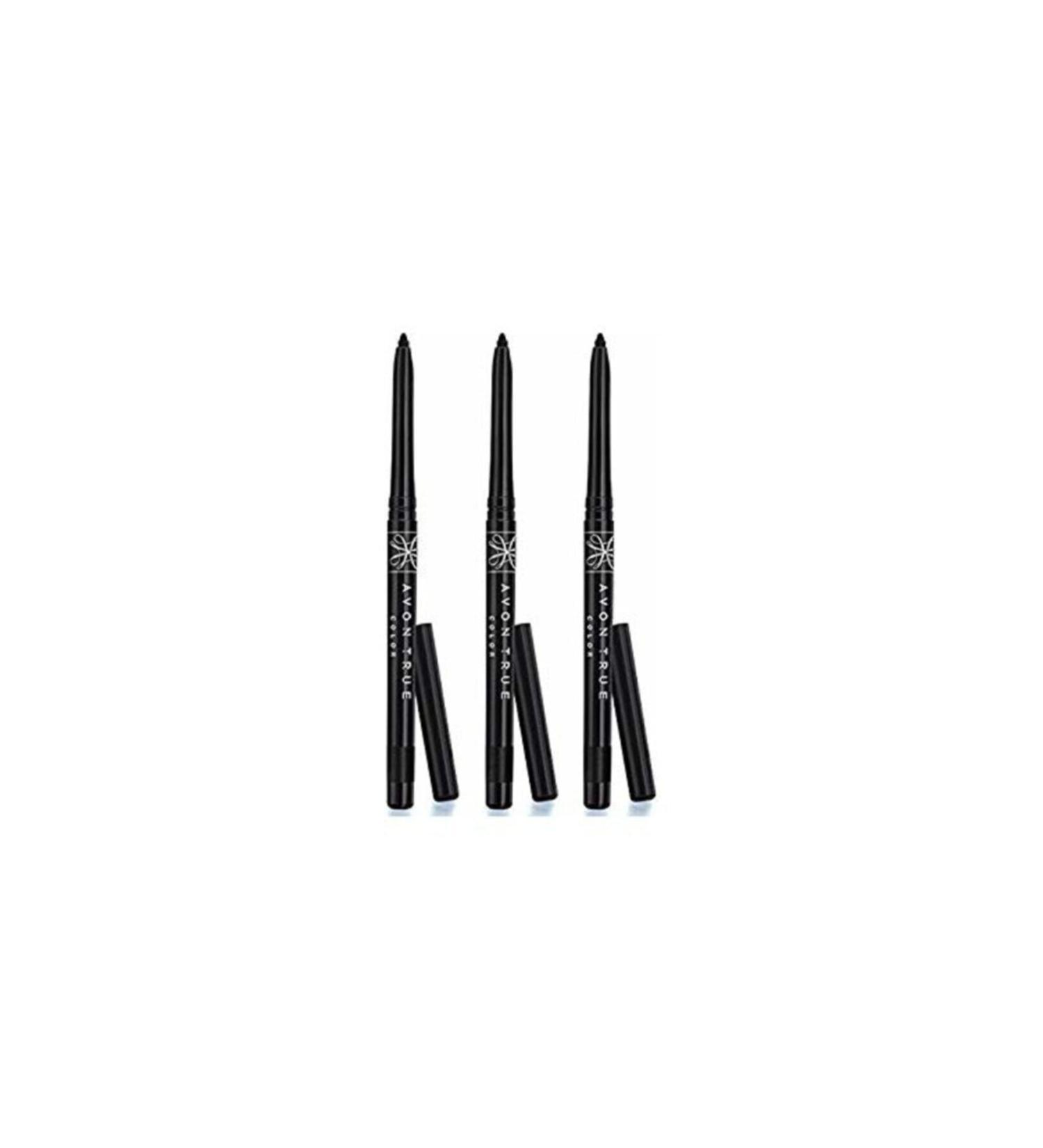 Avon True Glimmerstick Retractable Eyeliner Pencil Blackest Black