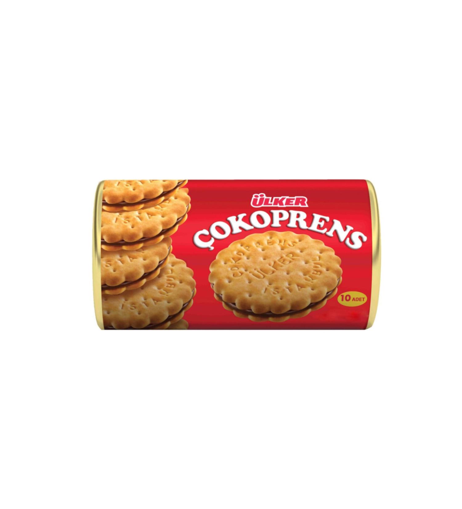 Ulker Cokoprens Sandwich Biscuits 10 pcs 300grx12