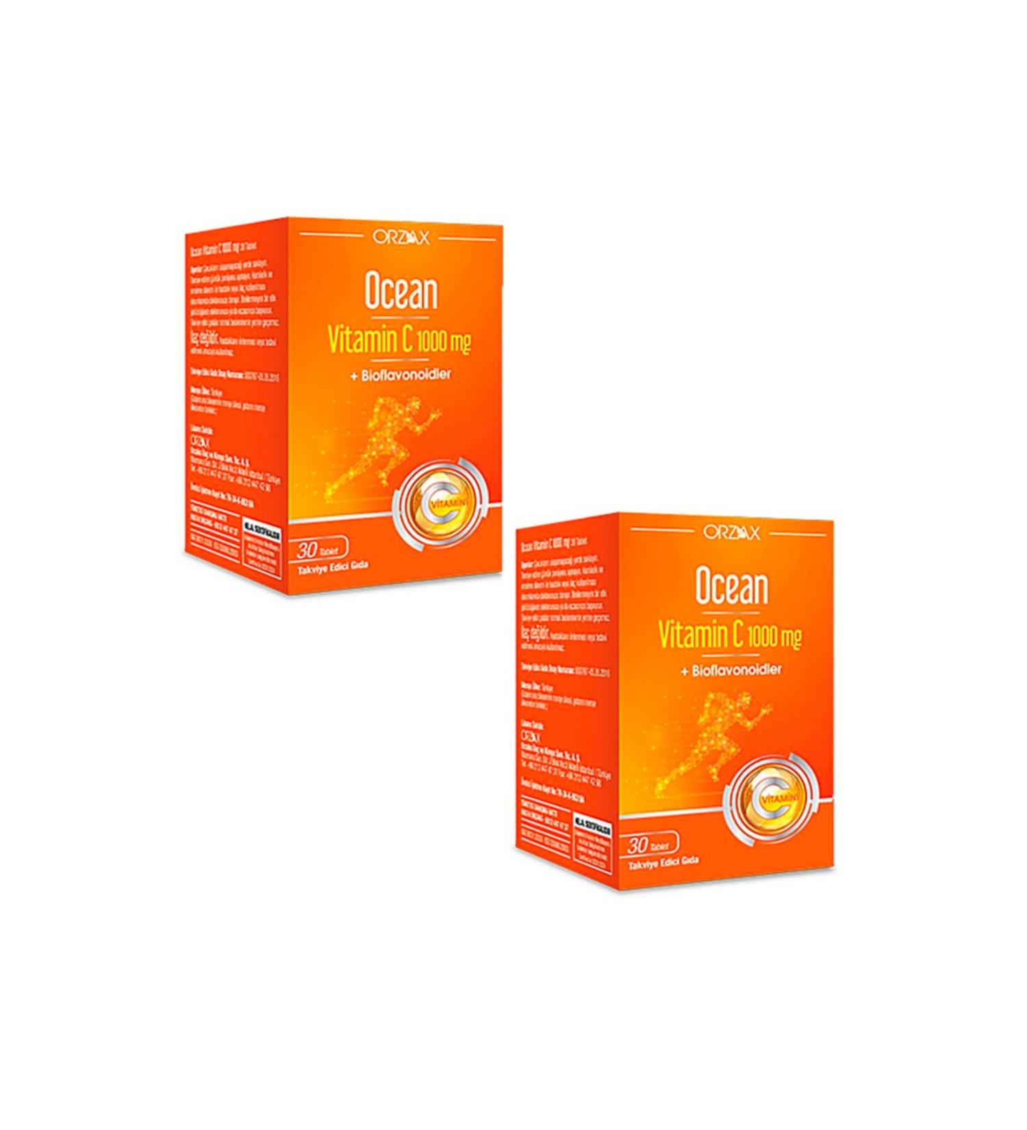 Ocean Vitamin C 1000mg X2 Quantity