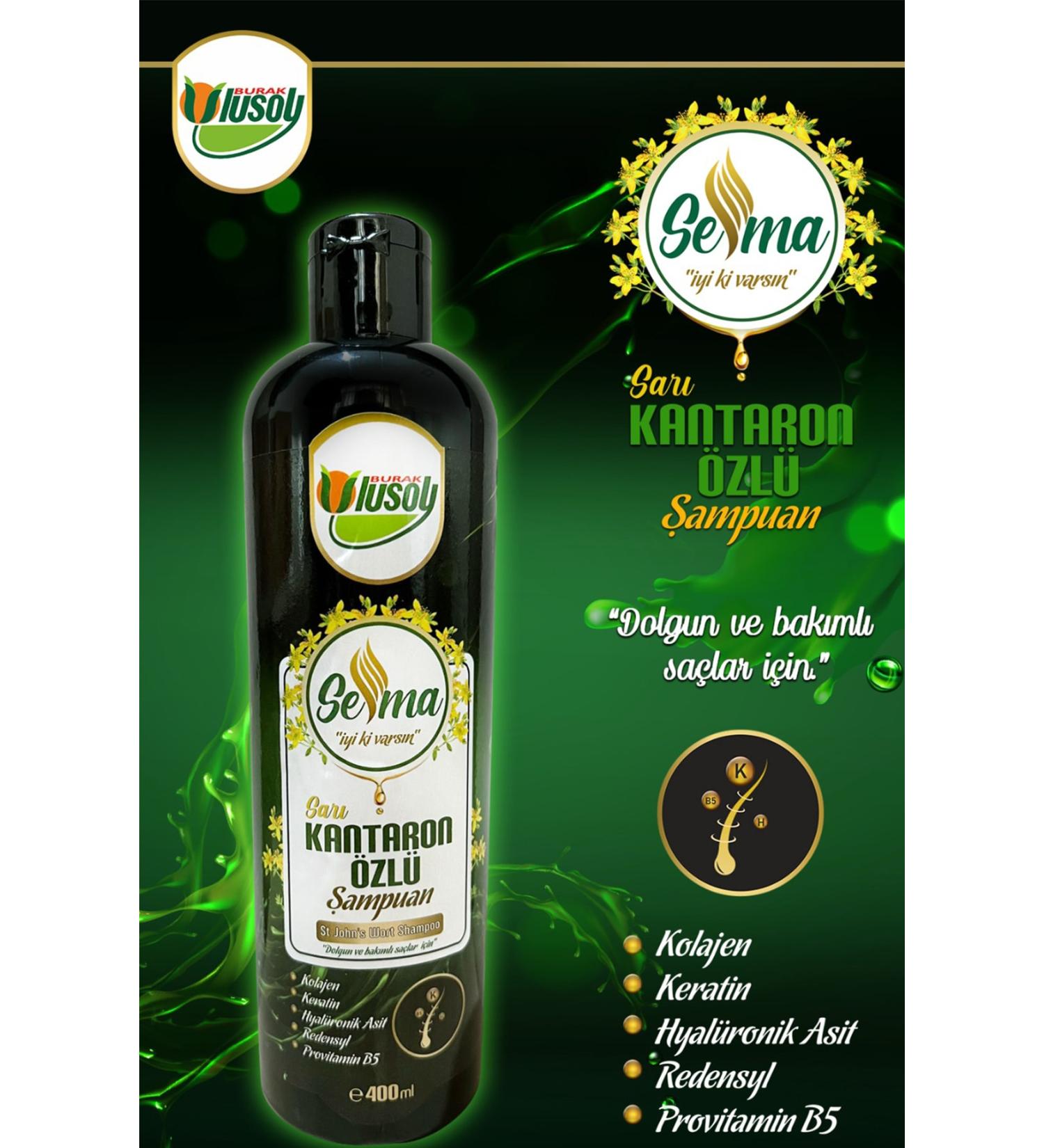 Burak Ulusoy St. John's Wort Extract Effective Anti-Dandruff and Itching Care Shampoo