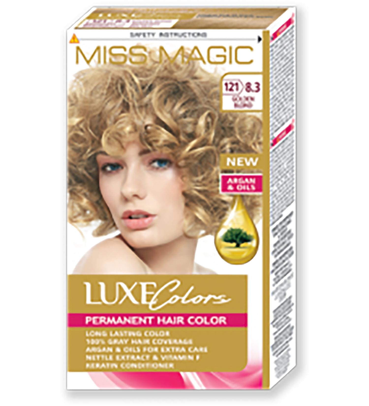 Miss Magic Hair Dye (Set Dye) Golden Blonde 8.3 (121 Golden Blond)