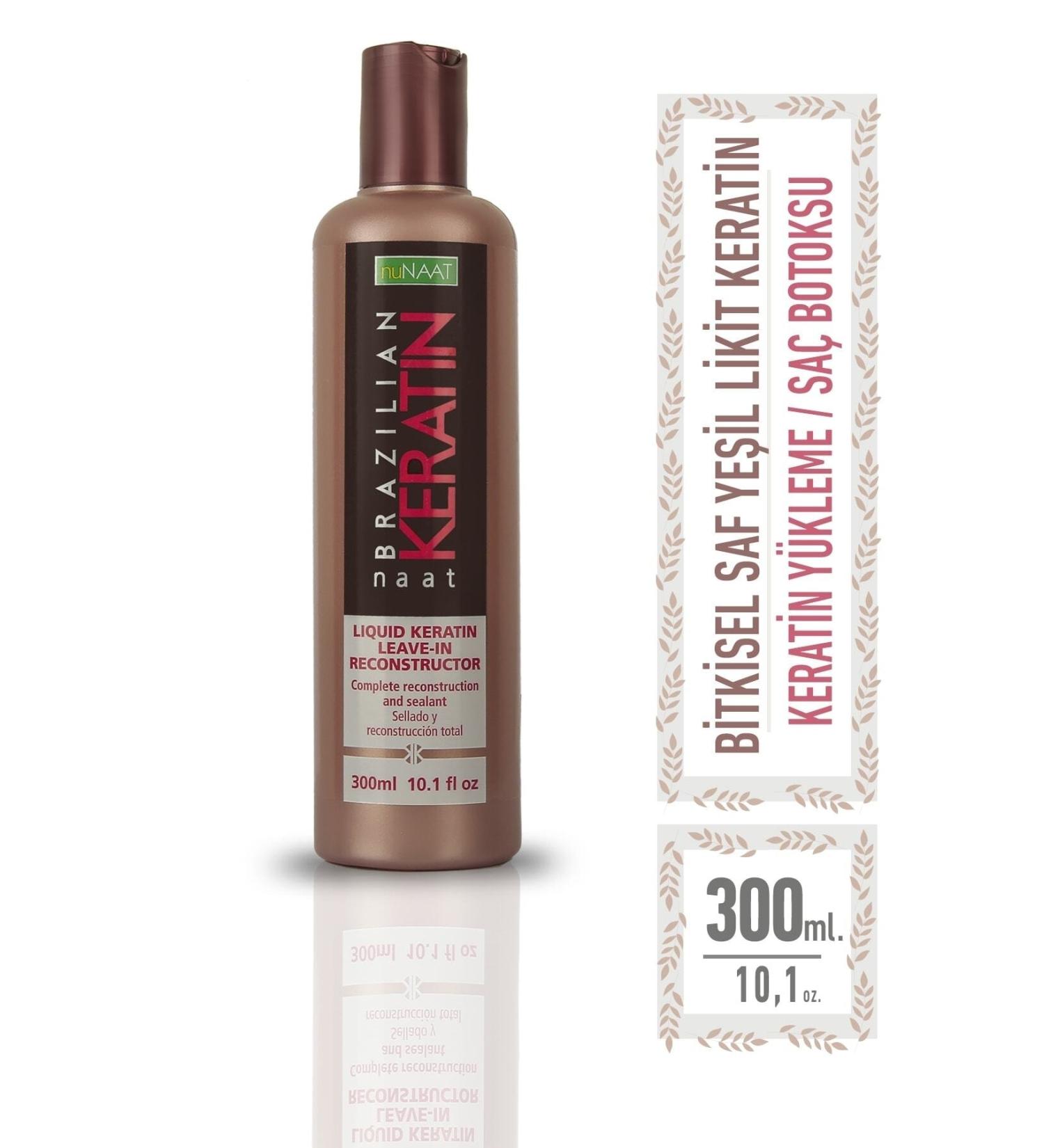 nuNAAT Keratin Recharge Liquid Keratin Hair Care 300 ml