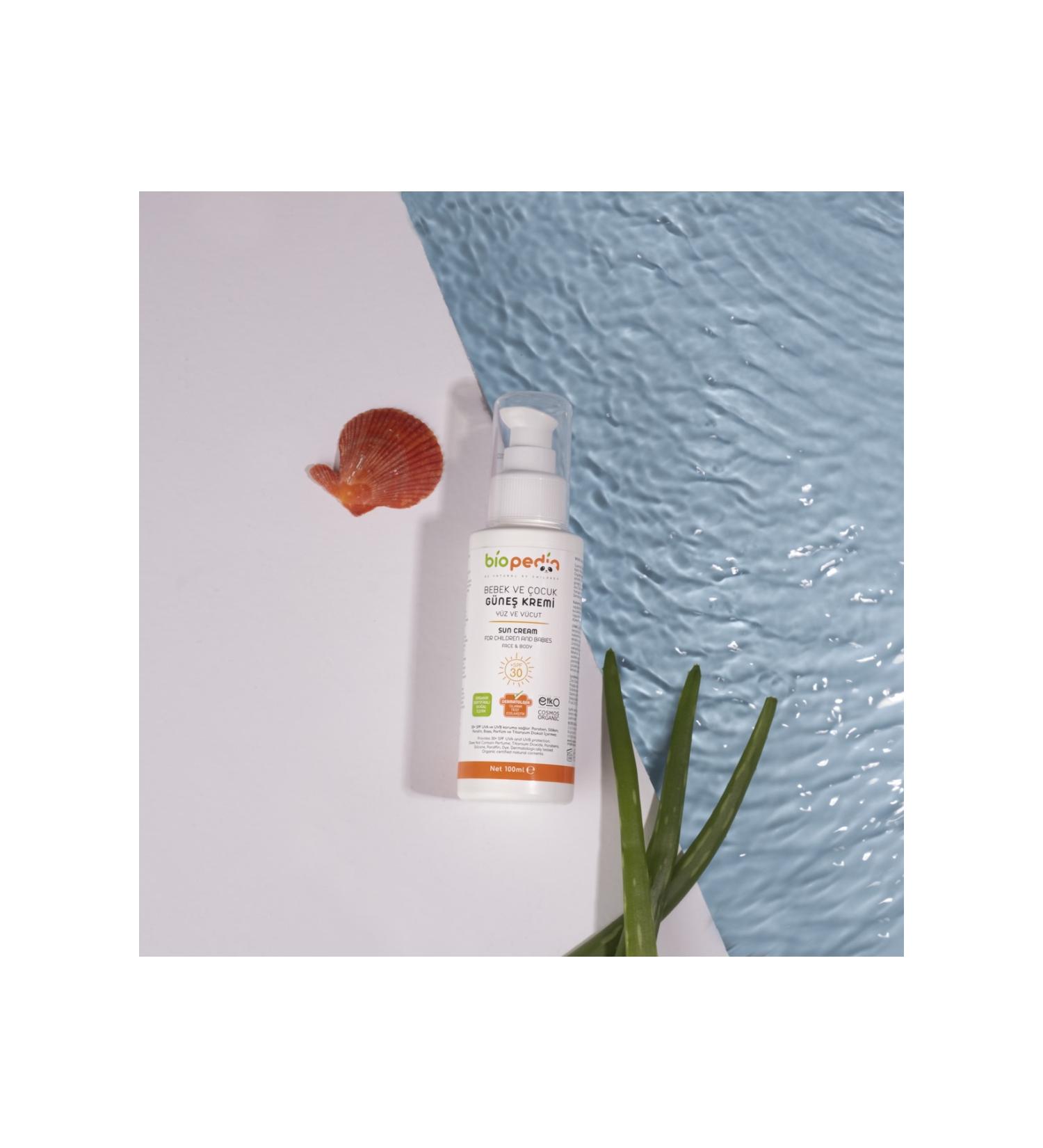 Biopedia Organic Baby and Child Sun Cream 100 Ml - Buy Online on GoSupps.com