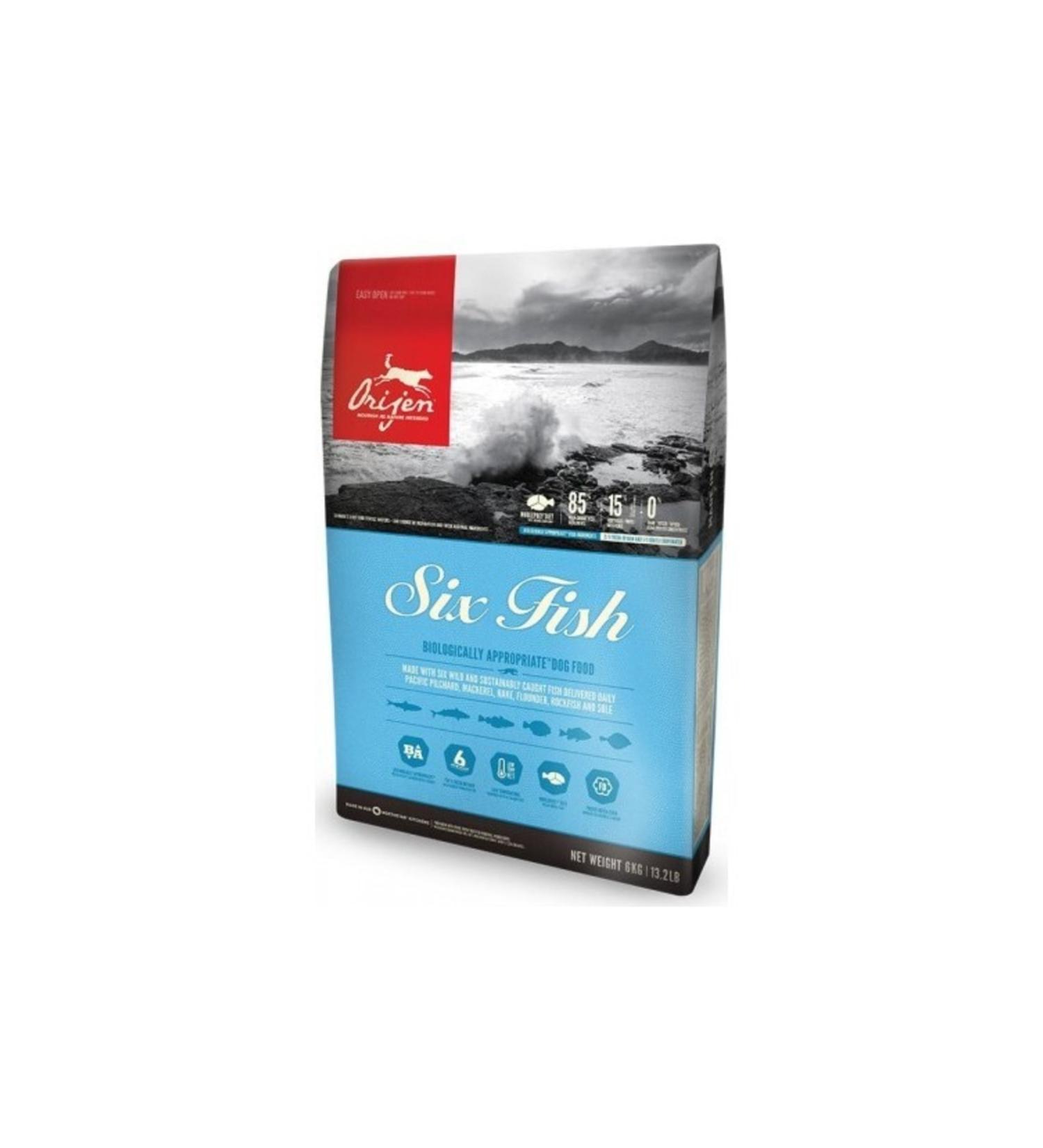 Orijen Six Fish Grain-Free Adult Dog Food 11.4 Kg