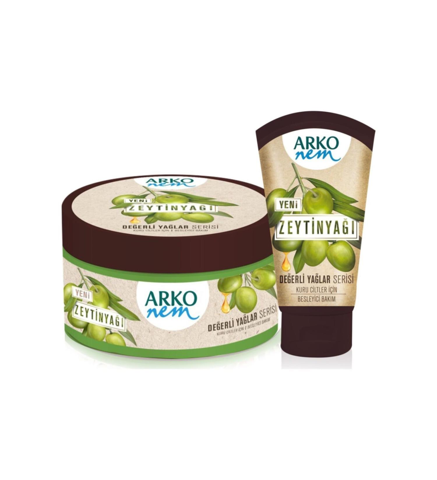 Arko Nem Precious Oils Olive Oil Moisturizing Cream 250+60ml