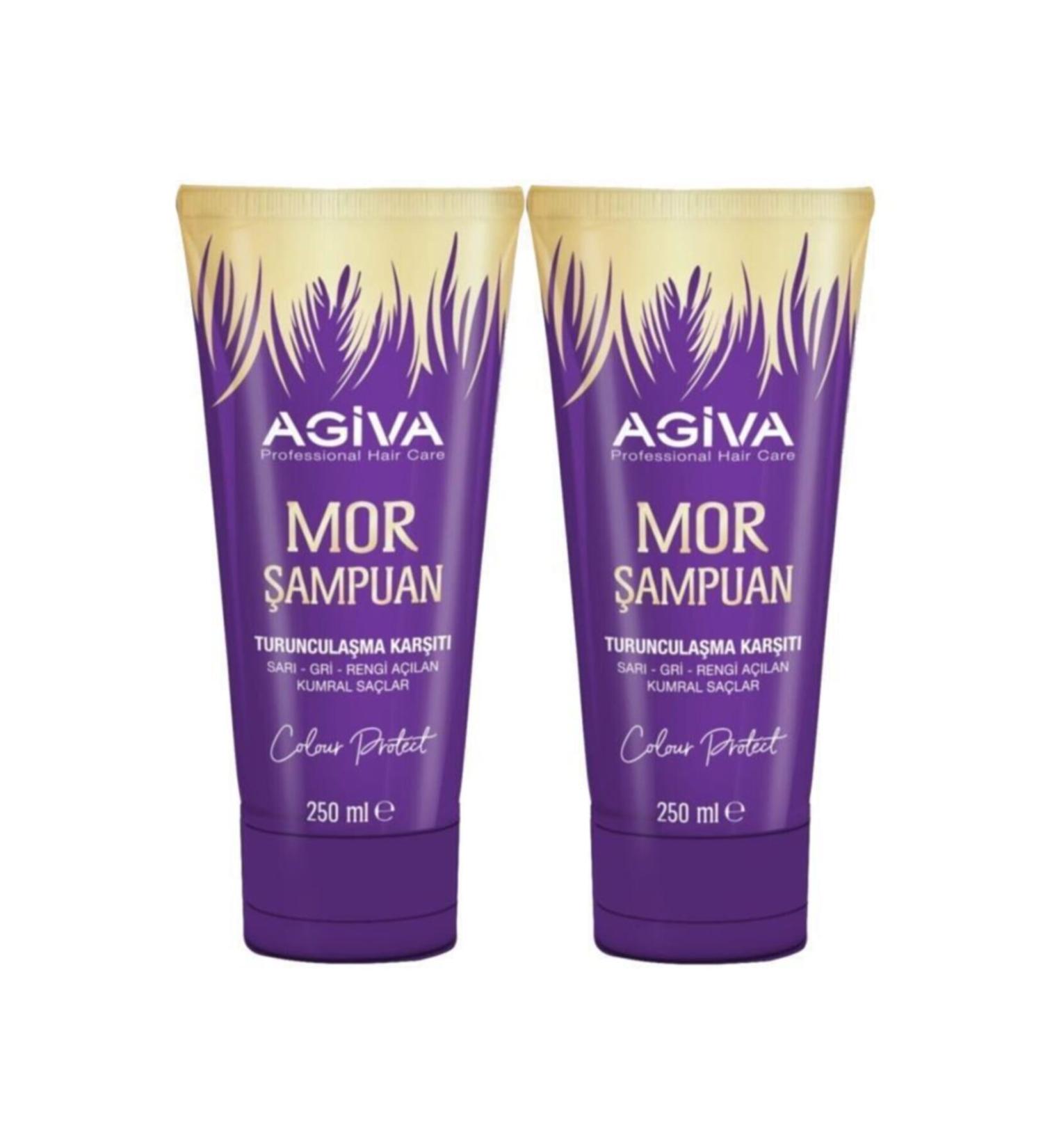 Agiva Silver-purple Shampoo 250 Ml X2