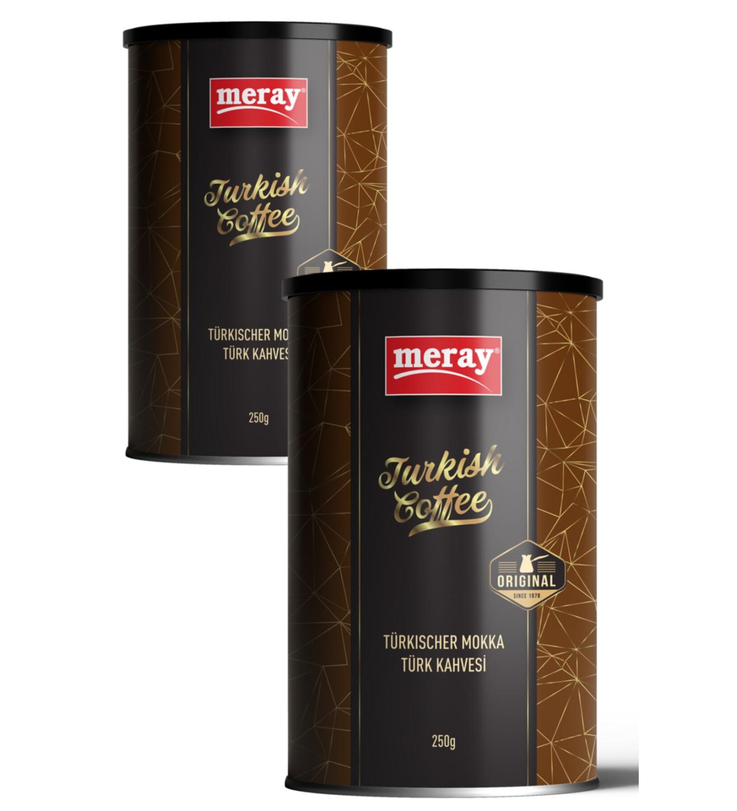 Meray Turkish Coffee 250 gr X 2 Boxes
