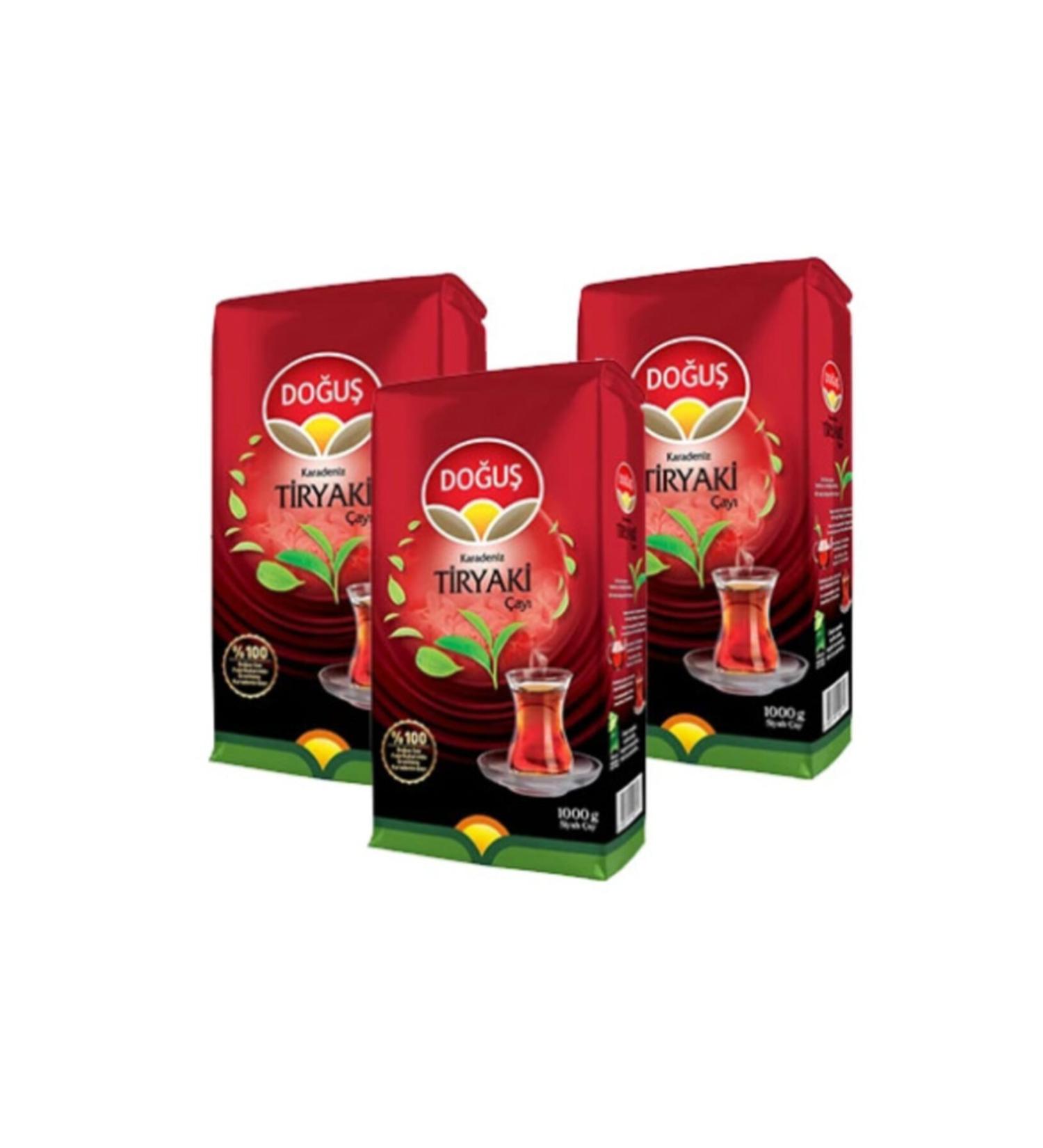 Dogus Dogus Tiryaki Tea 1000 Gr X 3 Pieces Dtc-1kg