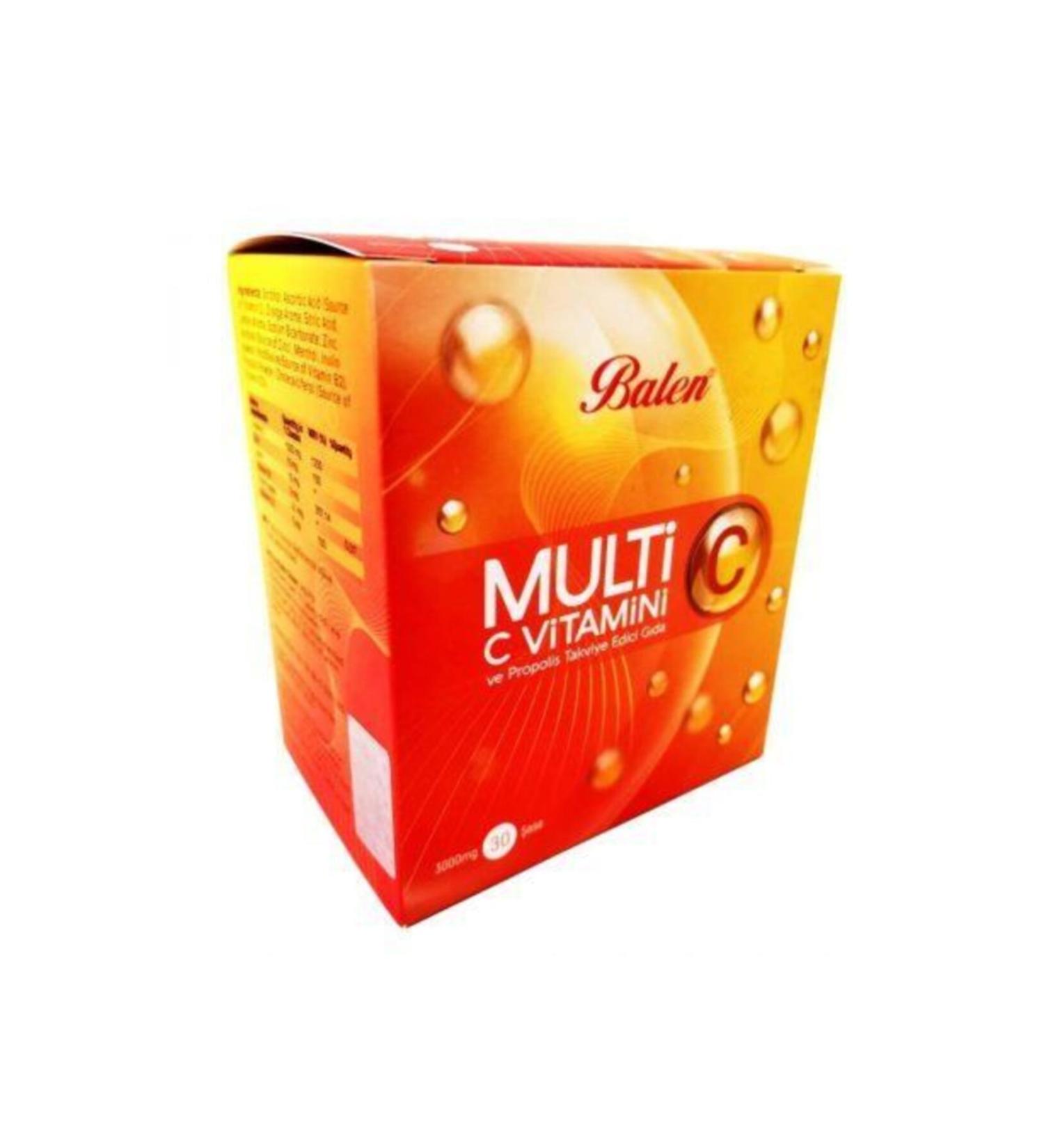 Balen Multi Vitamin C 3000 Mg 30 Sachets
