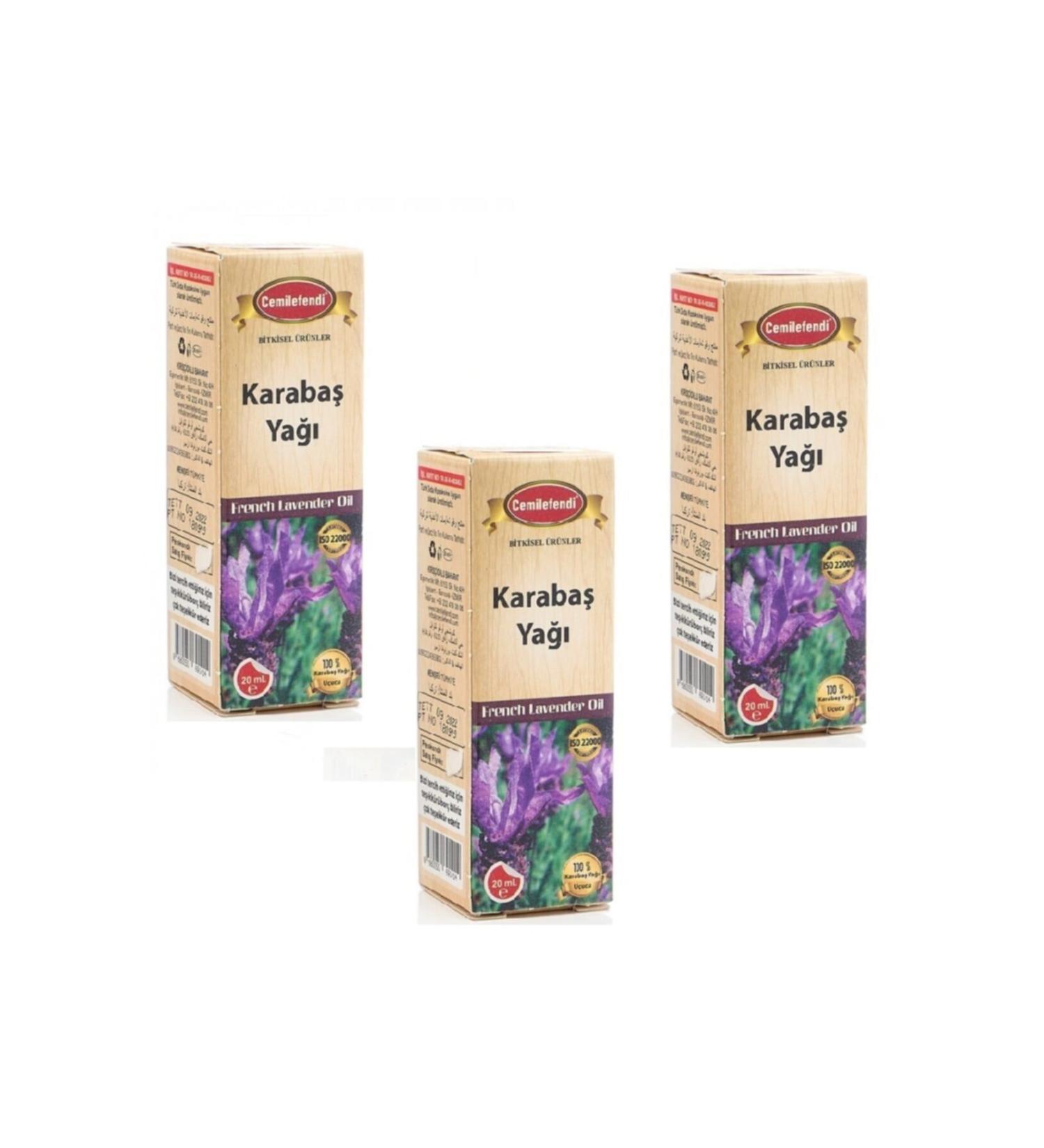 Cemil Efendi Cemilefendi Karabas Oil 3 Pieces 20 Ml