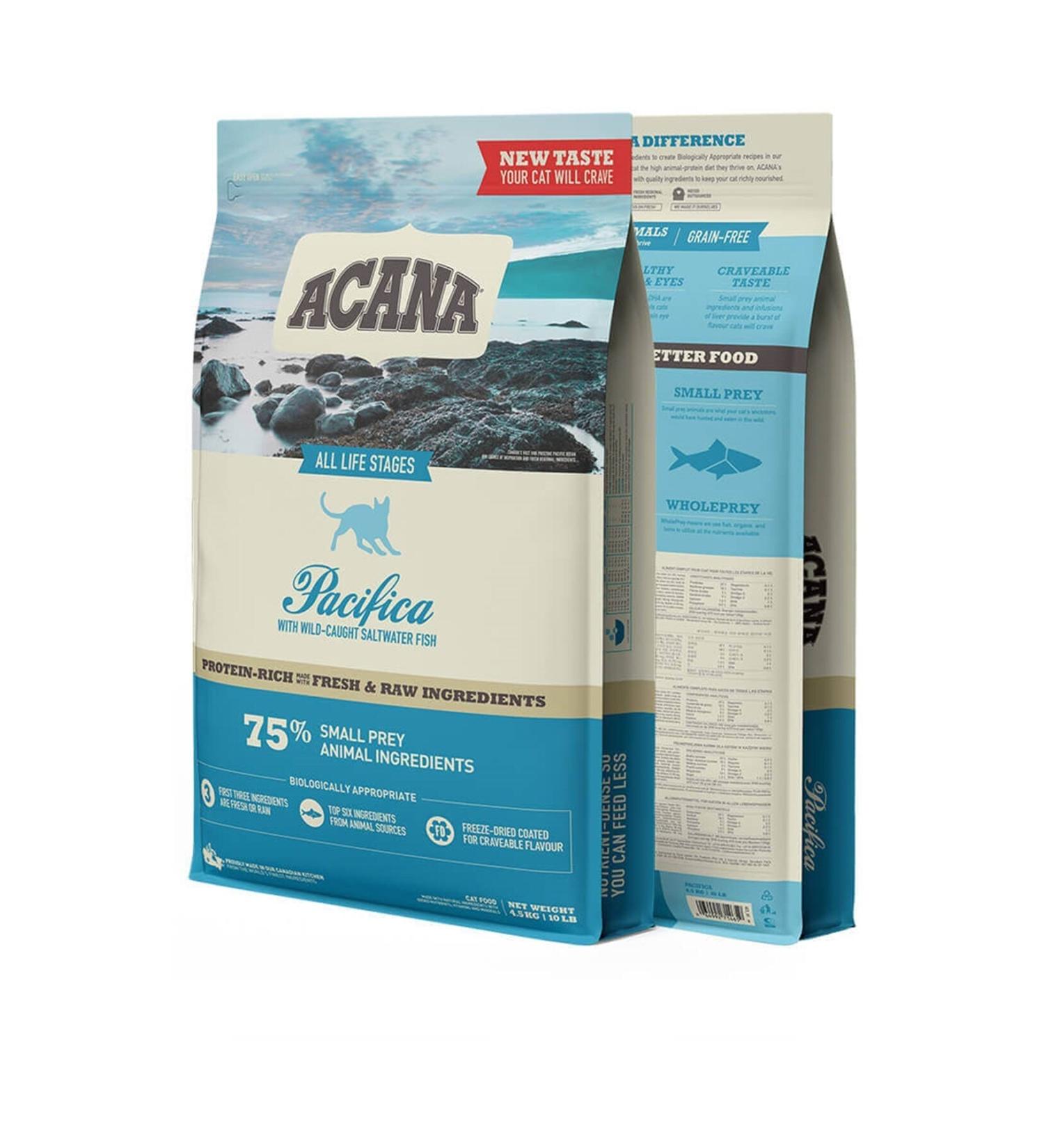 Acana Pacifica Fish Grain-Free Cat Food 4.5 kg