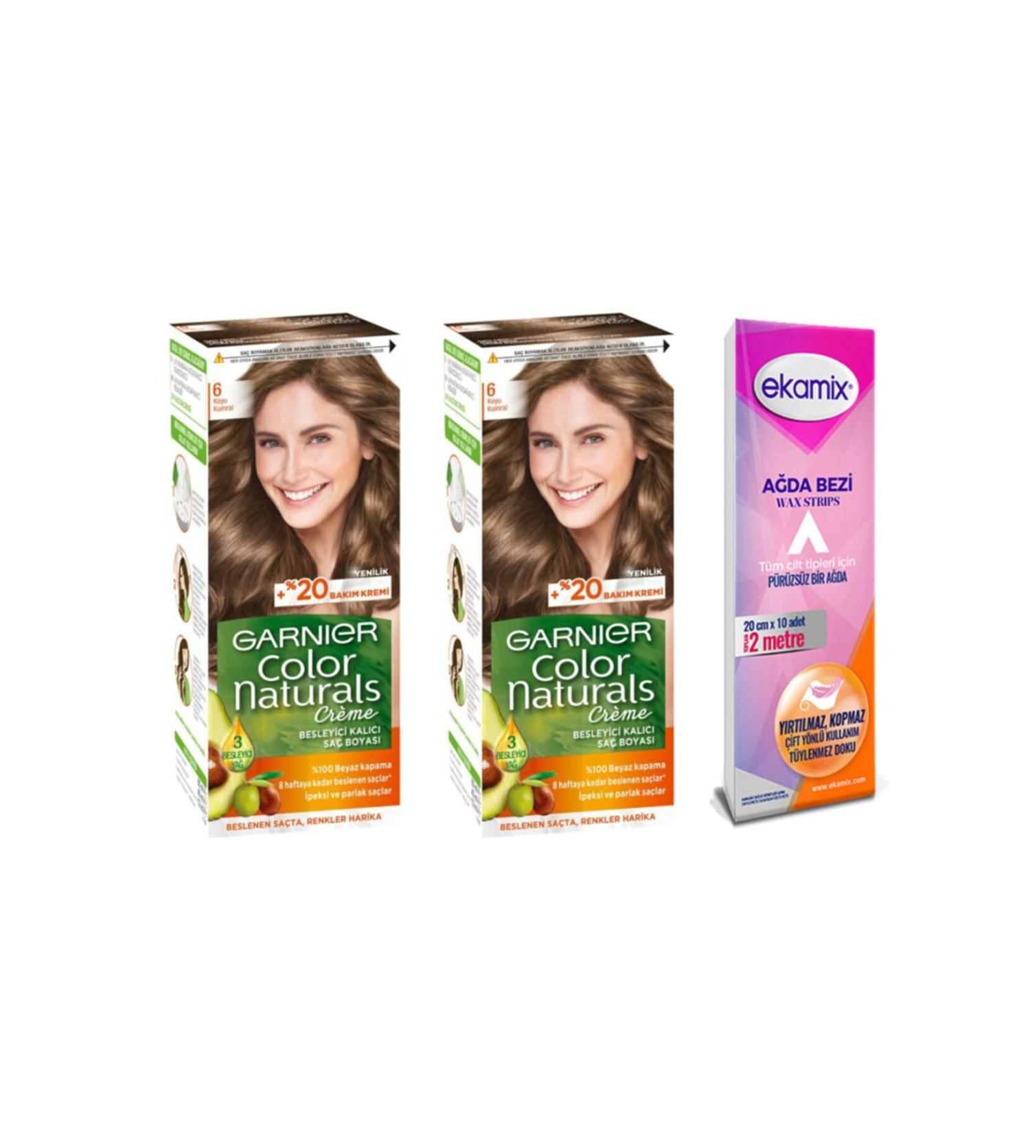 Garnier Color Naturals Set Paint 6 Dark Blonde 2 Pieces - Buy Online on GoSupps.com